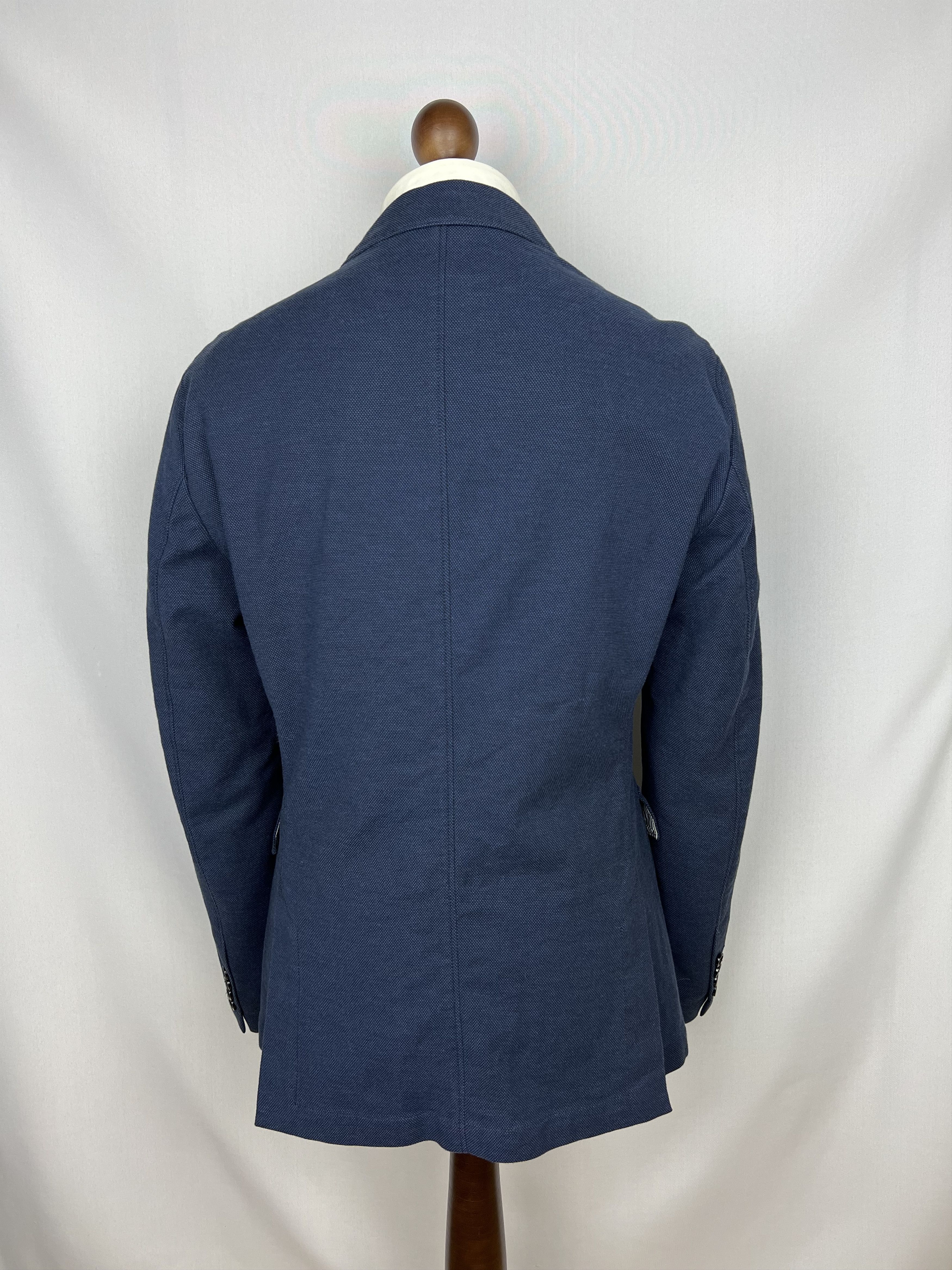 Hugo Boss Solid Textured Cotton Unlined Modern Sport Coat Size 40R - 3 Thumbnail