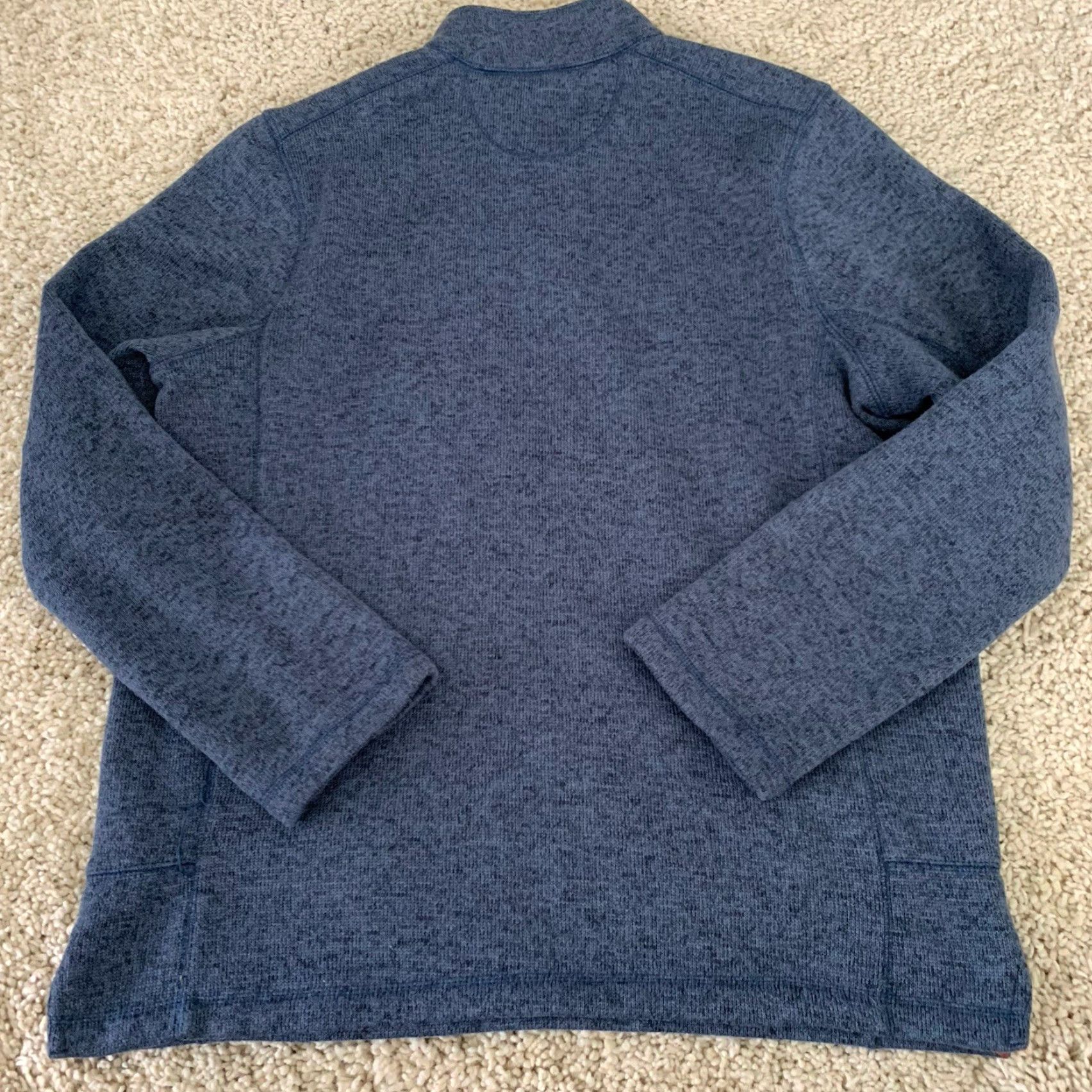 Vintage VINTAGE Woolrich Sweater Mens M Blue 1/4 Zip Mock Neck Pockets Logo Pullover Knit Outdoor Outdoor Mens Standard Regular 1/4 Zip 23.5x28 Size US M / EU 48-50 / 2 - 6 Thumbnail