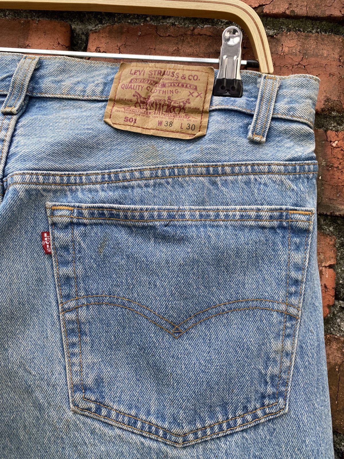Levi's Vintage Clothing W39x30 Vintage levi's 501 made in USA Size US 39 - 3 Thumbnail