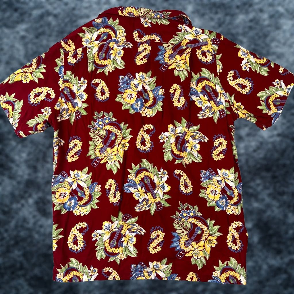 Polo Ralph Lauren Polo Ralph Lauren Viscose Hawaiian Floral Print Aloha Shirt Large Men Red Shirt Size US L / EU 52-54 / 3 - 1 Thumbnail