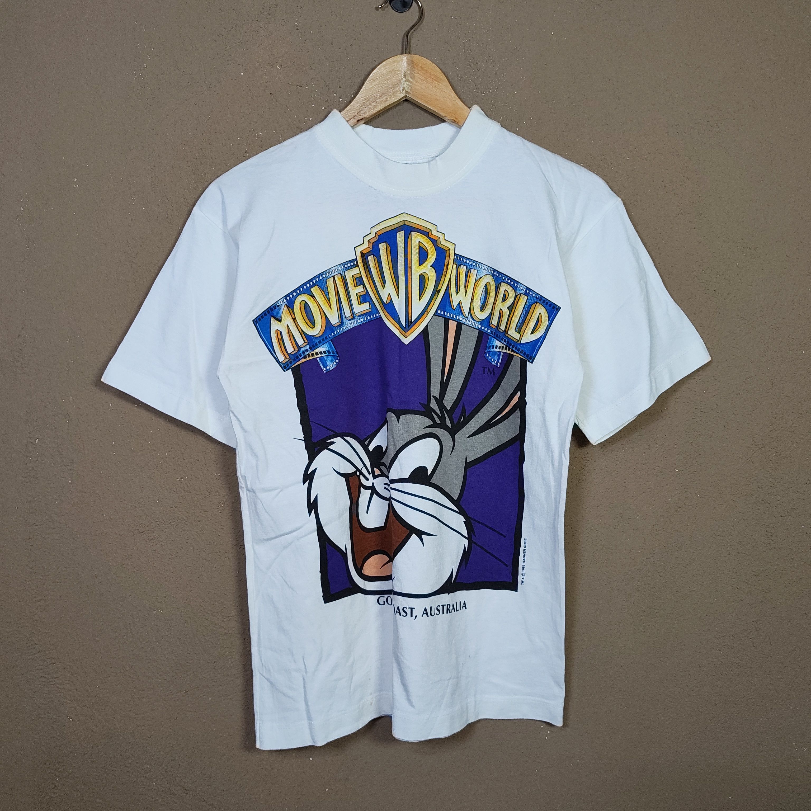 Warner Bros Vintage 90s LOONEY TUNES Big Print Tshirt Size US S / EU 44-46 / 1 - 1 Thumbnail