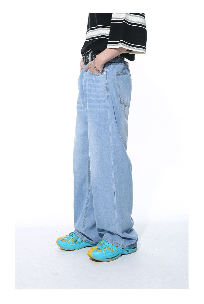 Japanese Brand American clean fit washed straight leg loose jeans Size US 32 / EU 48 - 5 Thumbnail