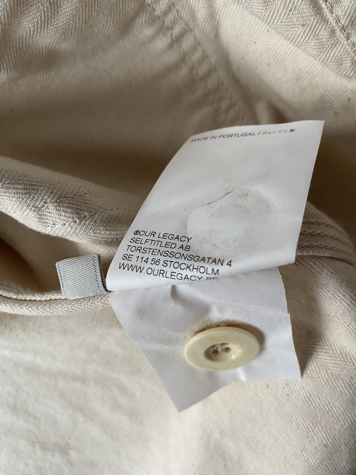Our Legacy Our Legacy Herringbone Work Jacket Size US L / EU 52-54 / 3 - 11 Thumbnail