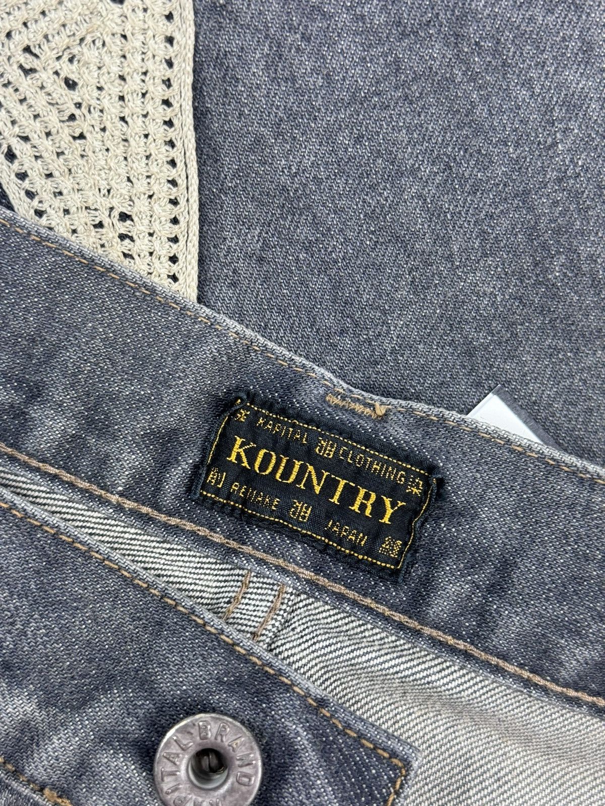 Kapital SLIM FIT EMBROIDERED DENIM JEANS Size US 38 / EU 54 - 5 Thumbnail