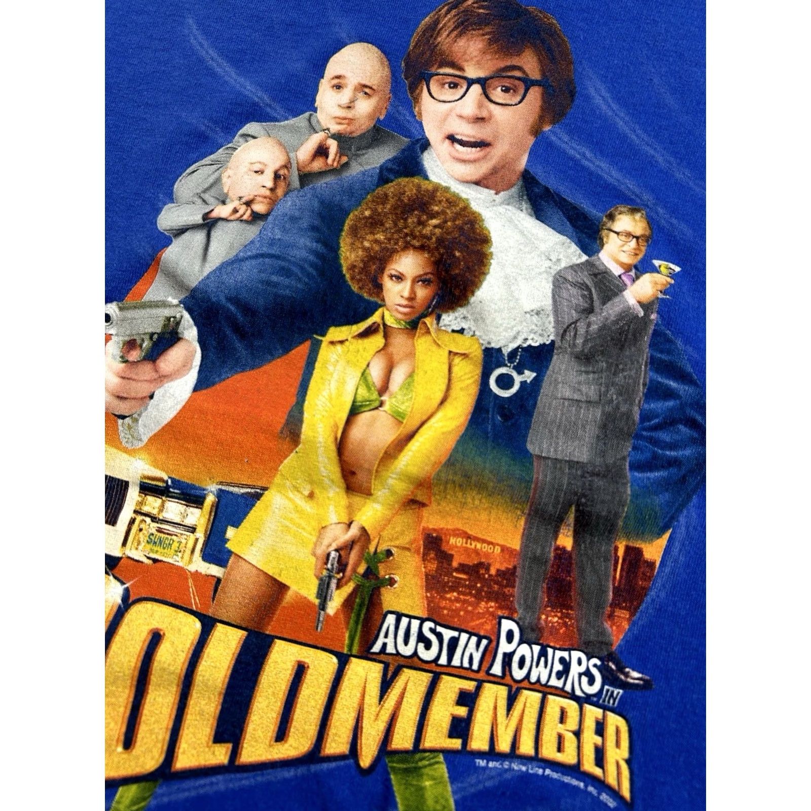 Vintage VINTAGE Austin Powers Goldmember Movie Promo T-Shirt Size Large Beyoncé 2002 Size US L / EU 52-54 / 3 - 4 Thumbnail