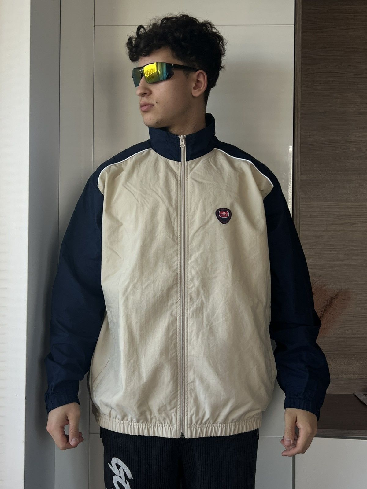 Nike × Vintage ‼️Nike Vintage Windbreaker Y2k Avant Garde Ykk Light Jacket‼️ Size US XXL / EU 58 / 5 - 7 Thumbnail