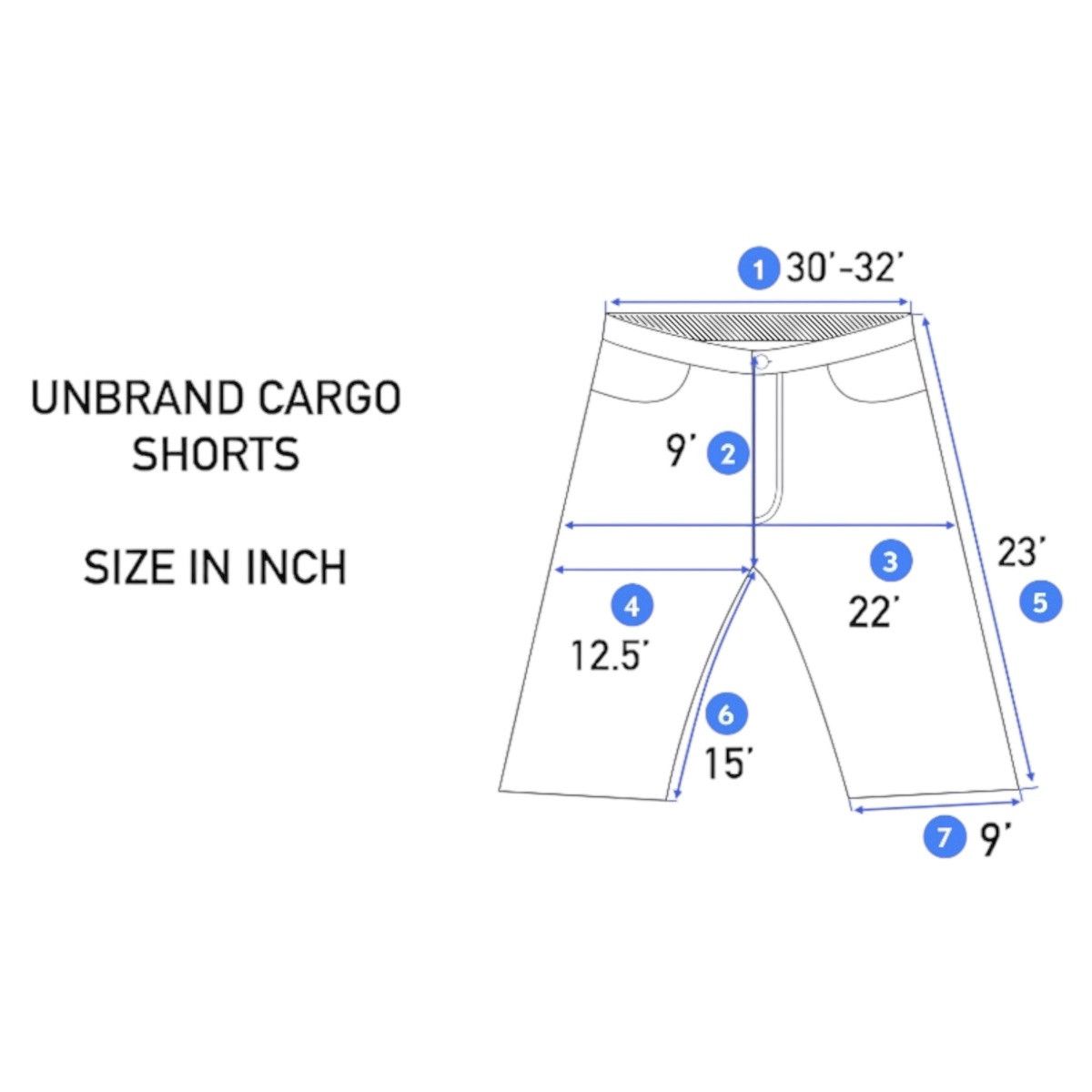 Vintage Unbrand Cargo Shorts Size US 30 / EU 46 - 9 Thumbnail