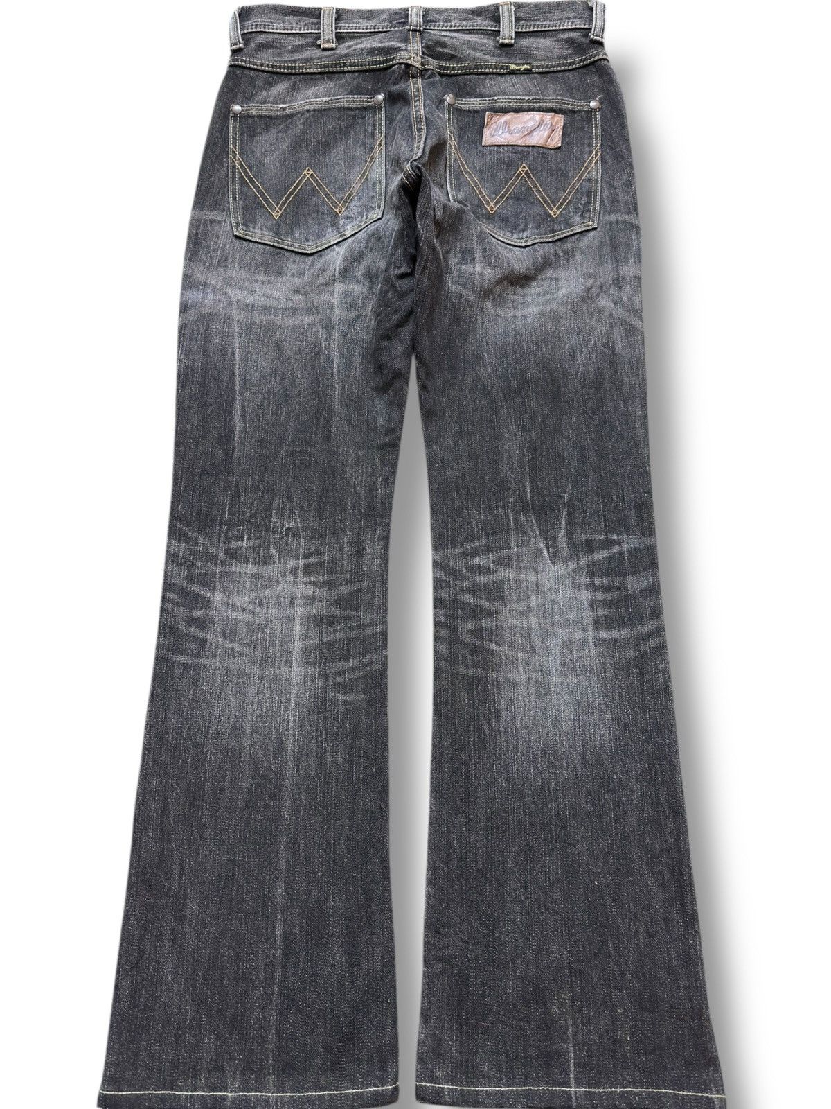 Wrangler Vintage Wrangler Flare Bootcut Whiskers Denim Size US 30 / EU 46 - 5 Thumbnail