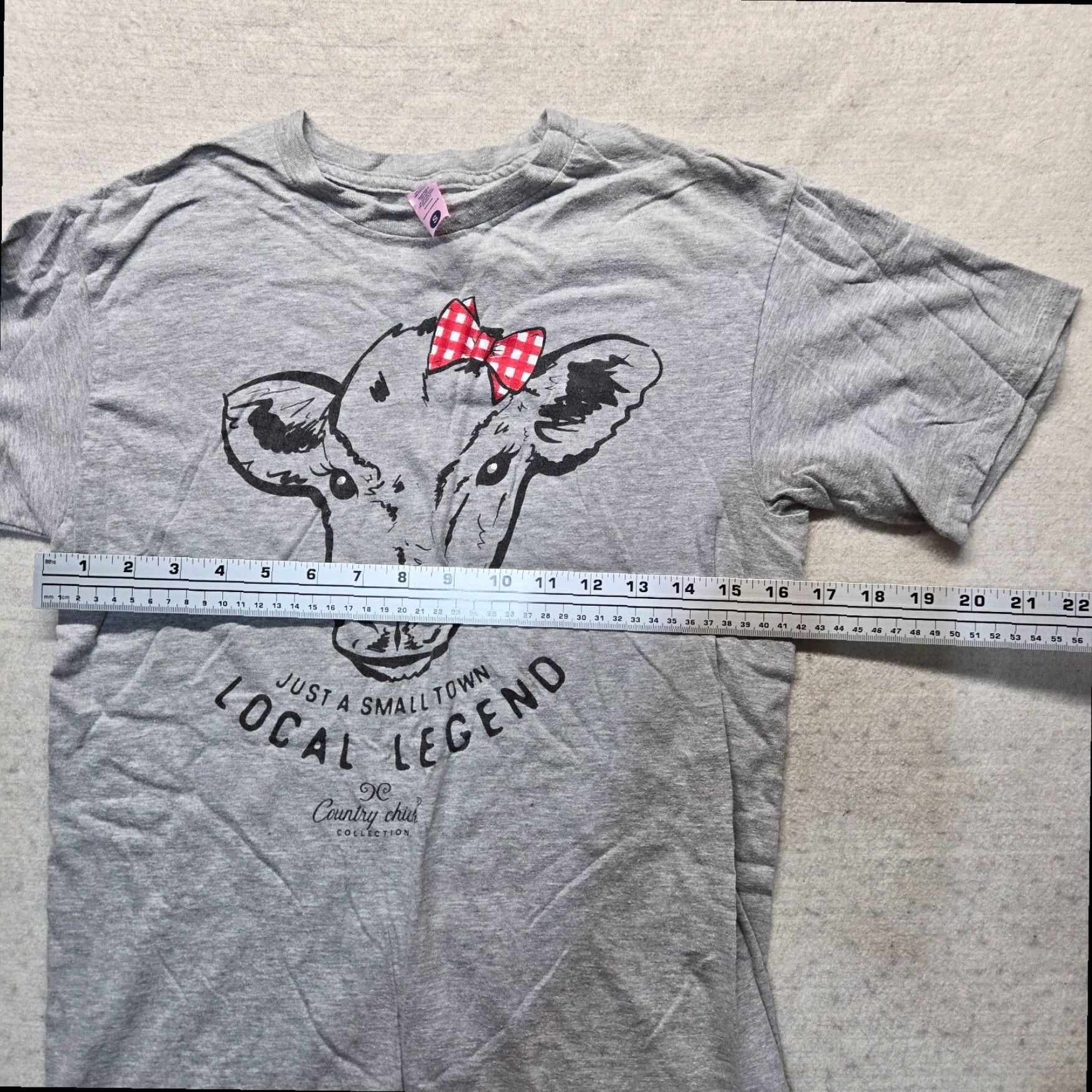 Vintage Women's Country Chick Collection Gray T-Shirt Adult Small USA Blessed Nation Size S / US 4 / IT 40 - 4 Thumbnail