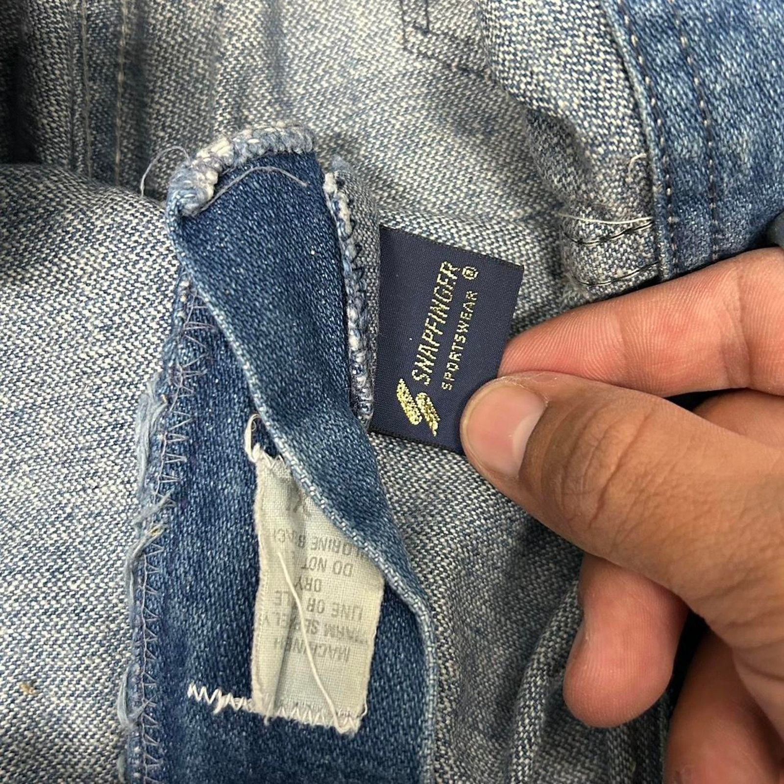 Other VTG Snapfinger Sportswear flare bell bottom jeans Size US 33 - 4 Thumbnail