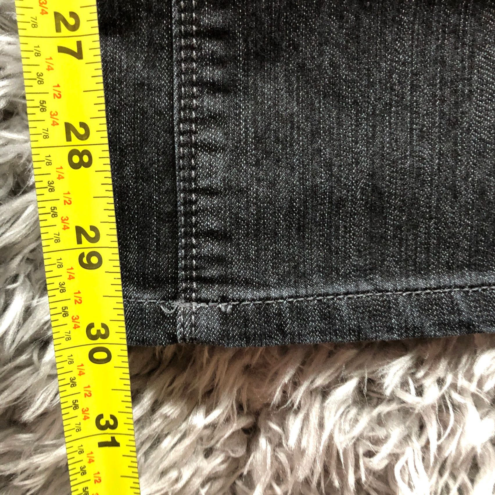 Vintage Riders Jeans Size 16 Womens High Rise Dark Wash Black Denim Bootcut Jeans Style Bootcut Women 16 Regular Dark Denim Black Wash Riders Size 38" / US 16 / IT 52 - 3 Thumbnail