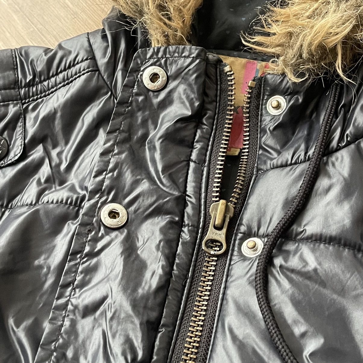 If Six Was Nine Vintage Fur Bomber Jacket LGB Style Size M / US 6-8 / IT 42-44 - 8 Thumbnail