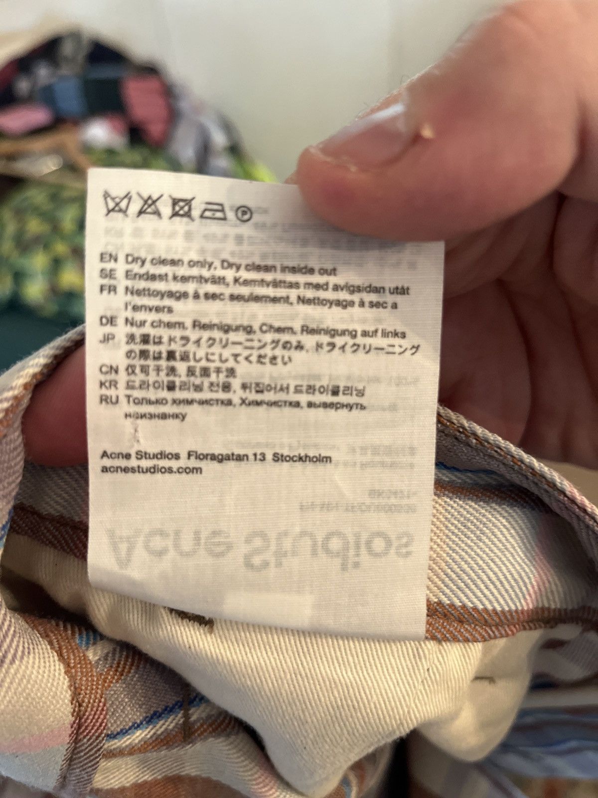 Acne Studios Acne studios plaid pants size 48 EU excellent condition Size US 32 / EU 48 - 3 Thumbnail