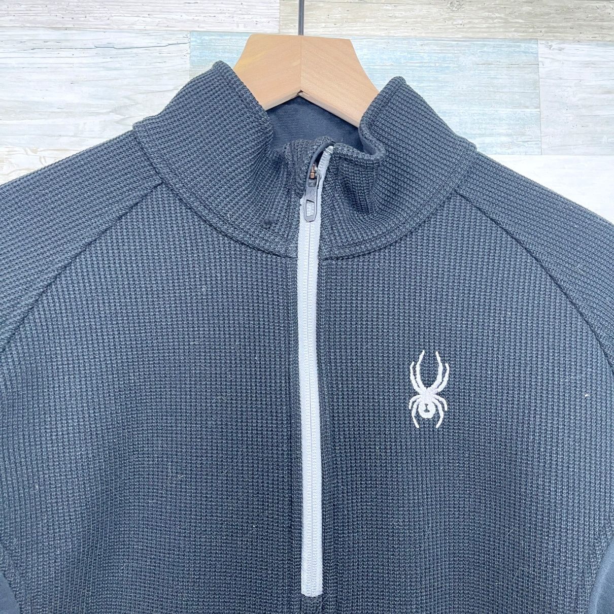 Spyder SPYDER Outbound Half Zip Sweater Black Fleece Mens M Size US M / EU 48-50 / 2 - 2 Thumbnail