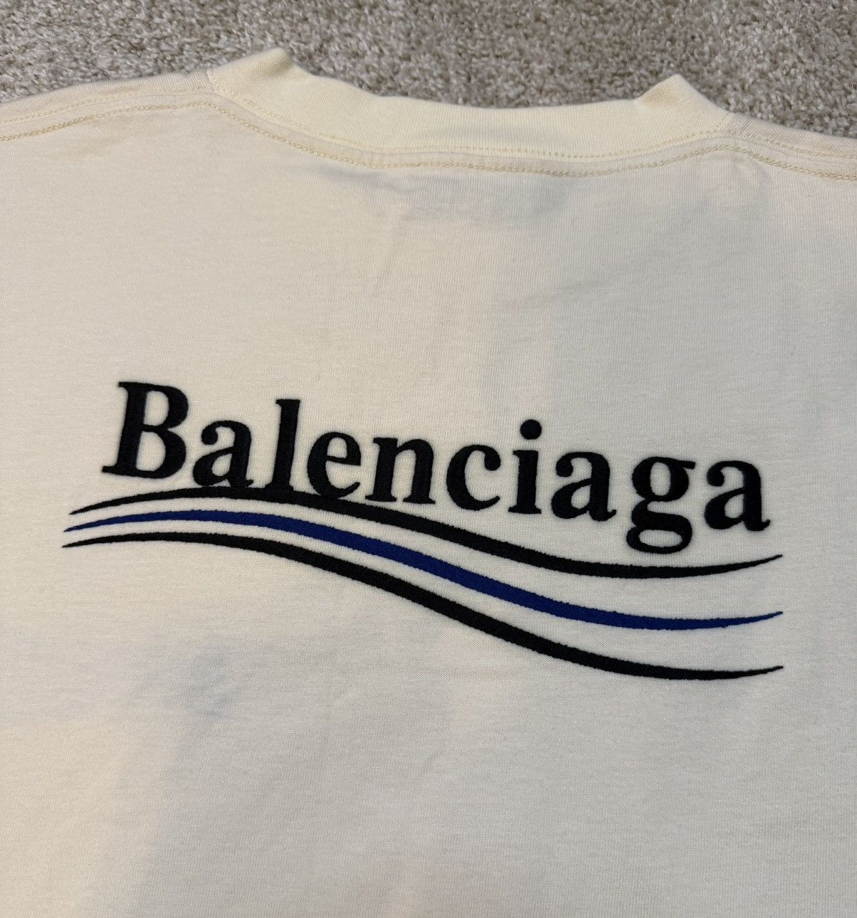 Balenciaga Balenciaga Political Campaign Logo T-Shirt Size US XL / EU 56 / 4 - 4 Thumbnail