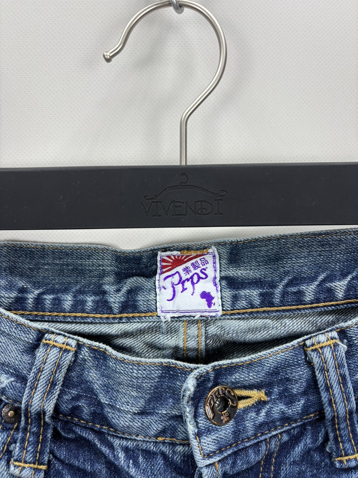 Prps Womens jeans PRPS Japan Size 26 Color Blue Size 25" / US 0 / IT 36 - 5 Thumbnail