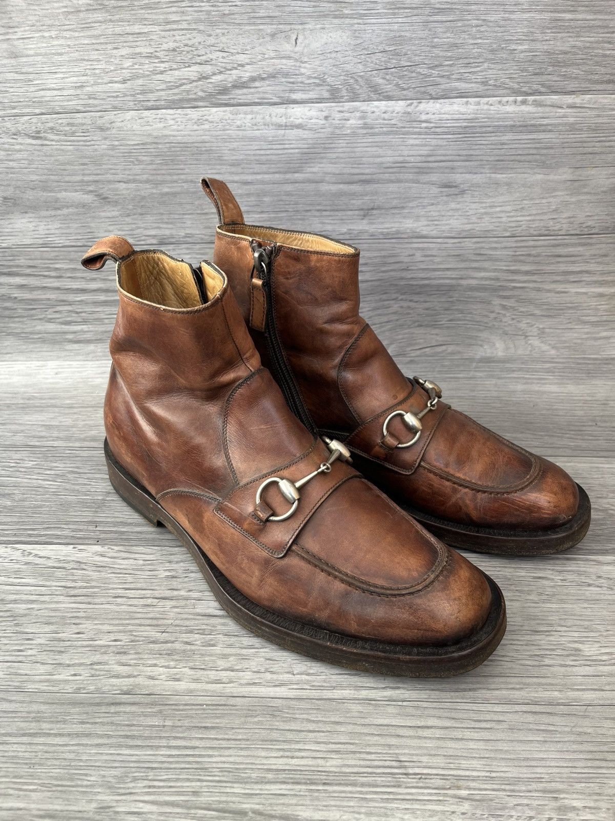 Gucci Gucci horsebit leather dress boots uk7 Size US 8 / EU 41 - 7 Thumbnail