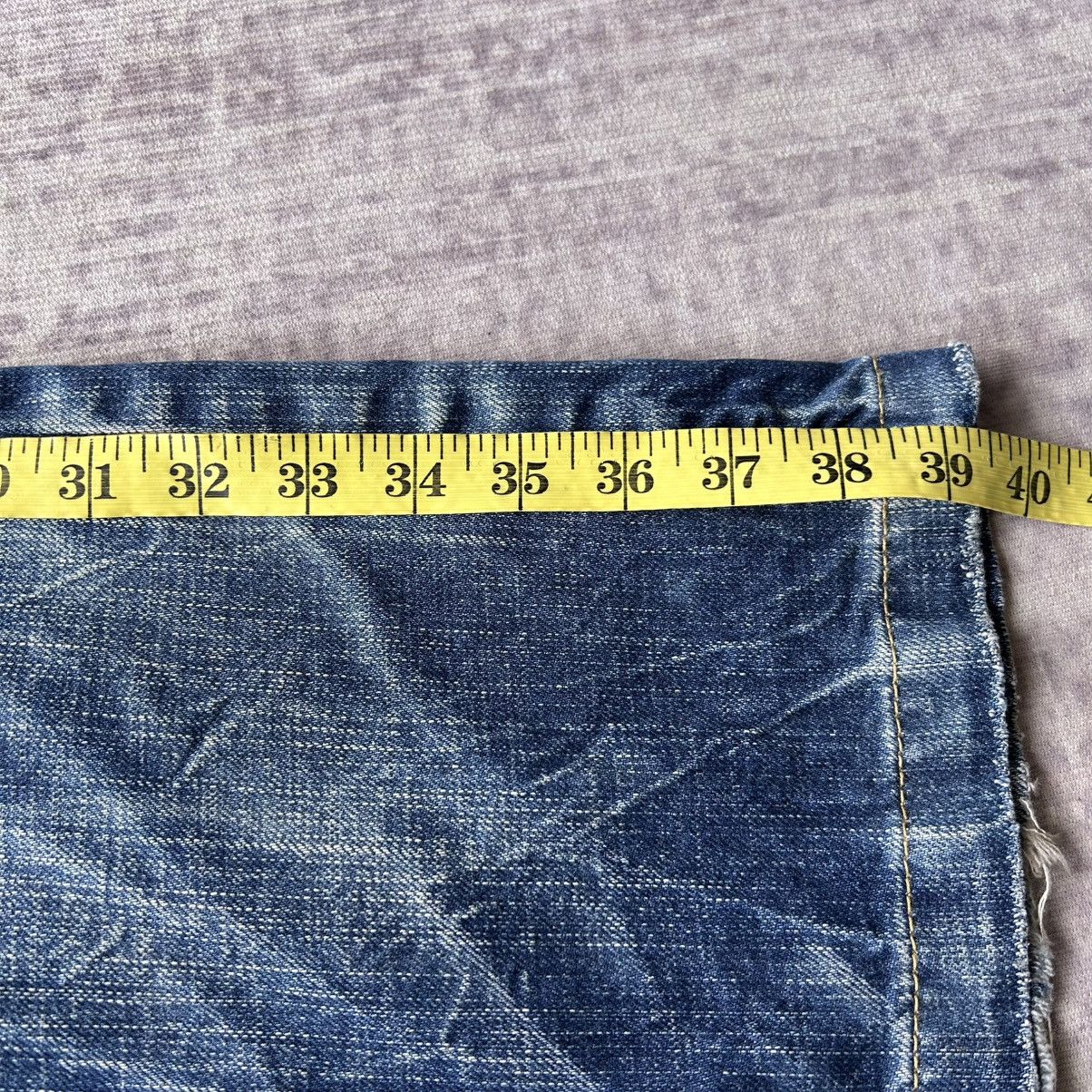 Japanese Brand Lolita Flared Mudwash Jeans Size 30" / US 8 / IT 44 - 18 Thumbnail