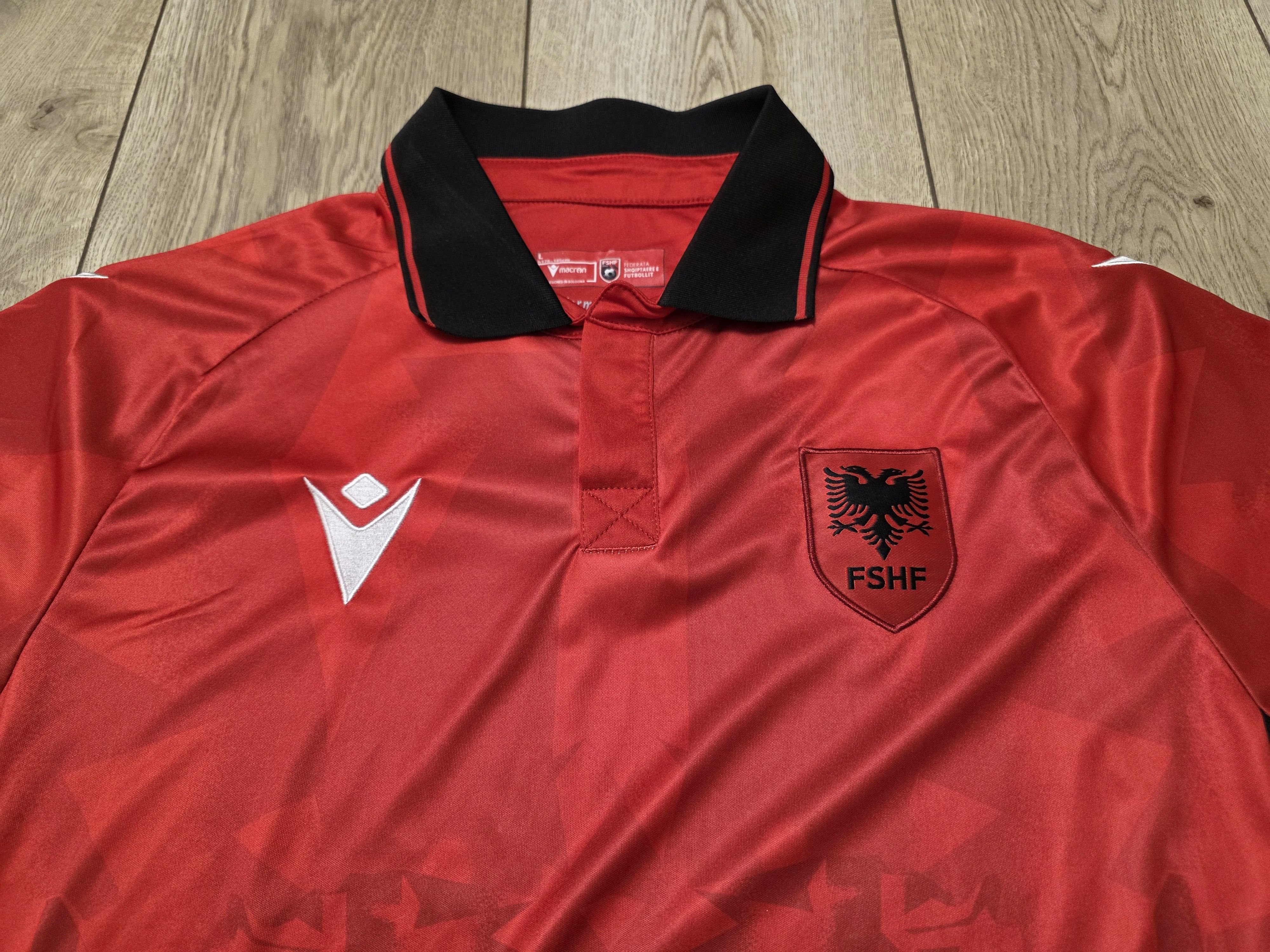 All Sport ALBANIA 2023 2024 HOME FOOTBALL SHIRT SOCCER JERSEY Size US L / EU 52-54 / 3 - 3 Thumbnail