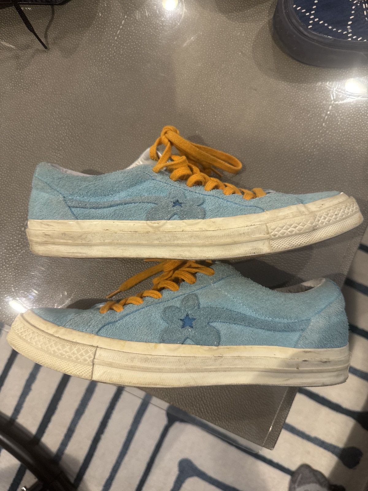 Converse × Golf le Fleur Converse Tyler The Creator Golf Le Fleur Bachelor Blue Size US 9 / EU 42 - 1 Thumbnail