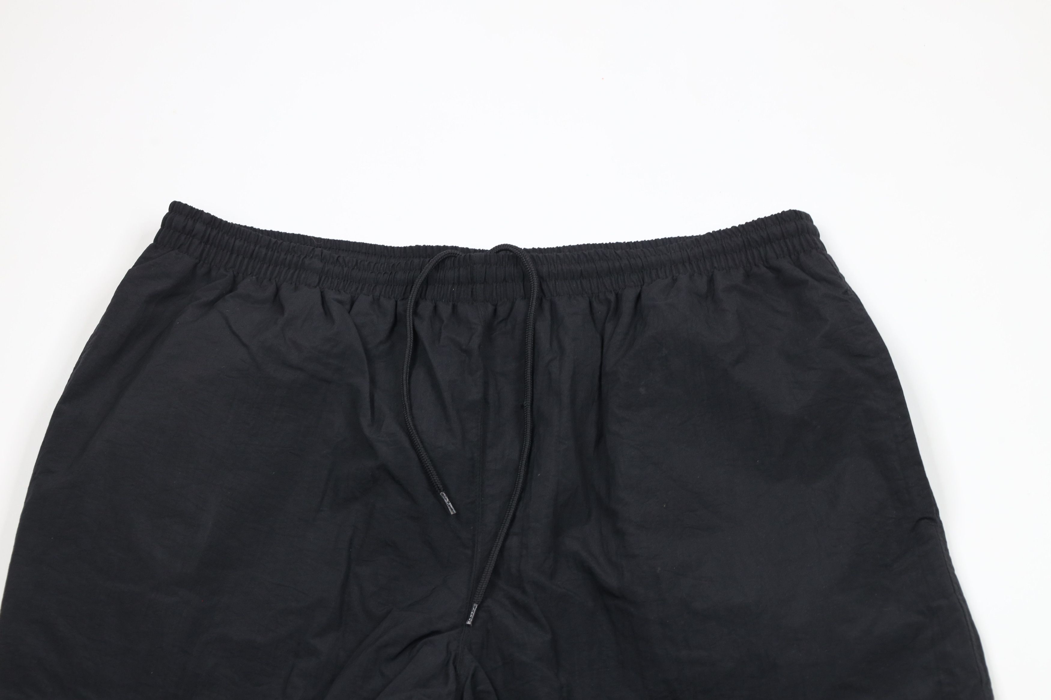 Vintage Vintage 90s Streetwear Lined Cuffed Joggers Pants Black Size US 38 / EU 54 - 2 Thumbnail