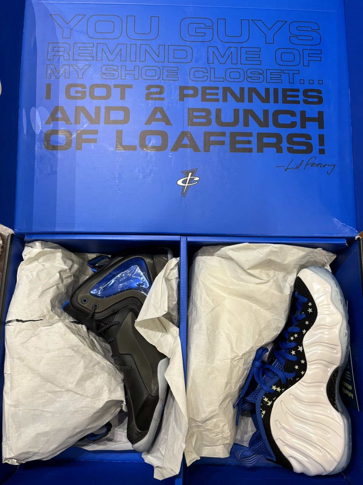 Air Foamposite One Lil Penny Posite Shooting Stars Pack