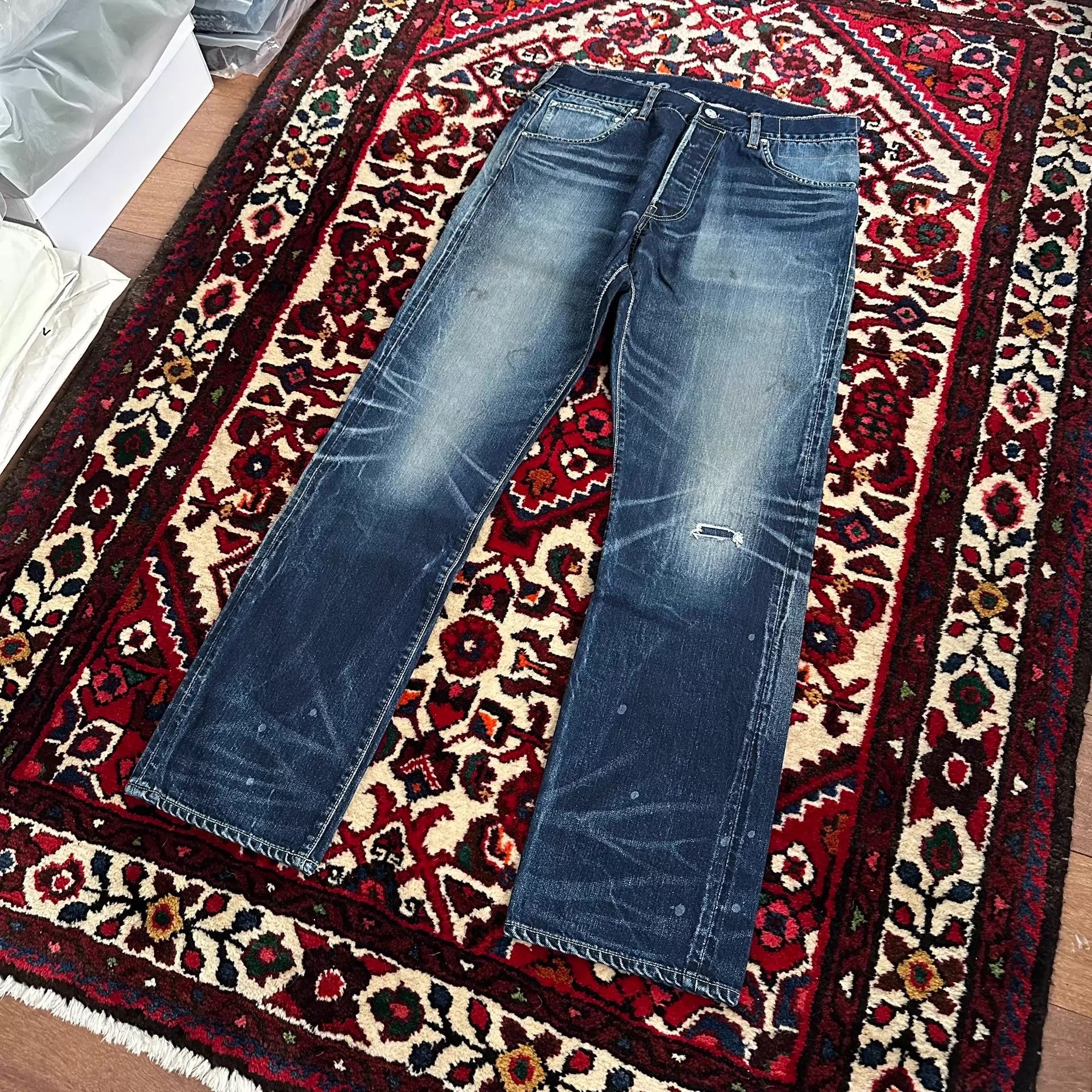 Visvim visvim 21AW ICT 01.2 DRY18 Journeyman Mud Dyed Wide Jeans 2 Size US 32 / EU 48 - 3 Thumbnail