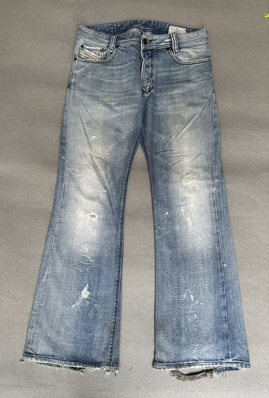 Diesel FLARE Diesel Distressed Denim Size US 32 / EU 48 - 1 Thumbnail