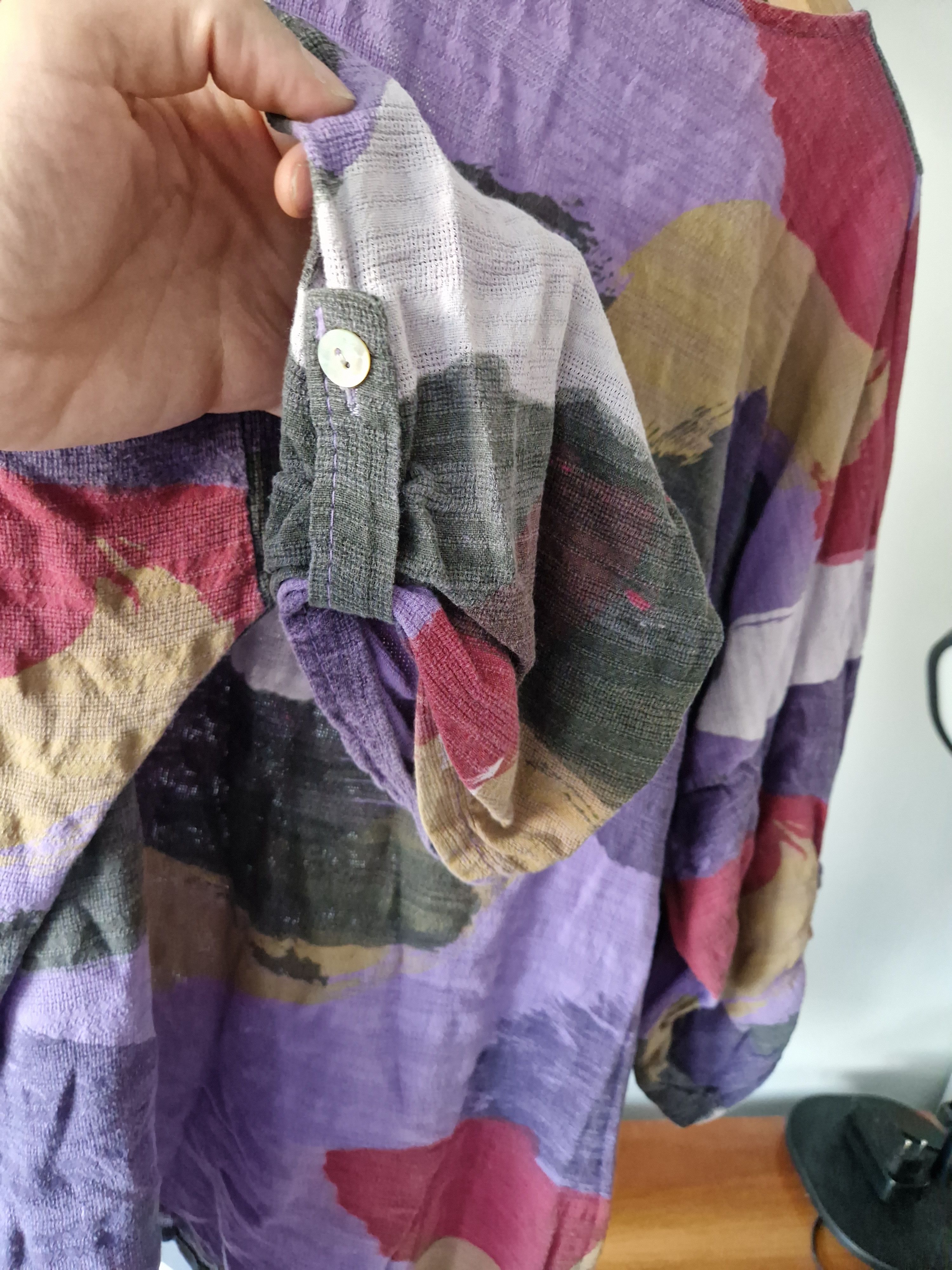 Vintage Vintage cotton retro Italy made blouse Size M / US 6-8 / IT 42-44 - 5 Thumbnail