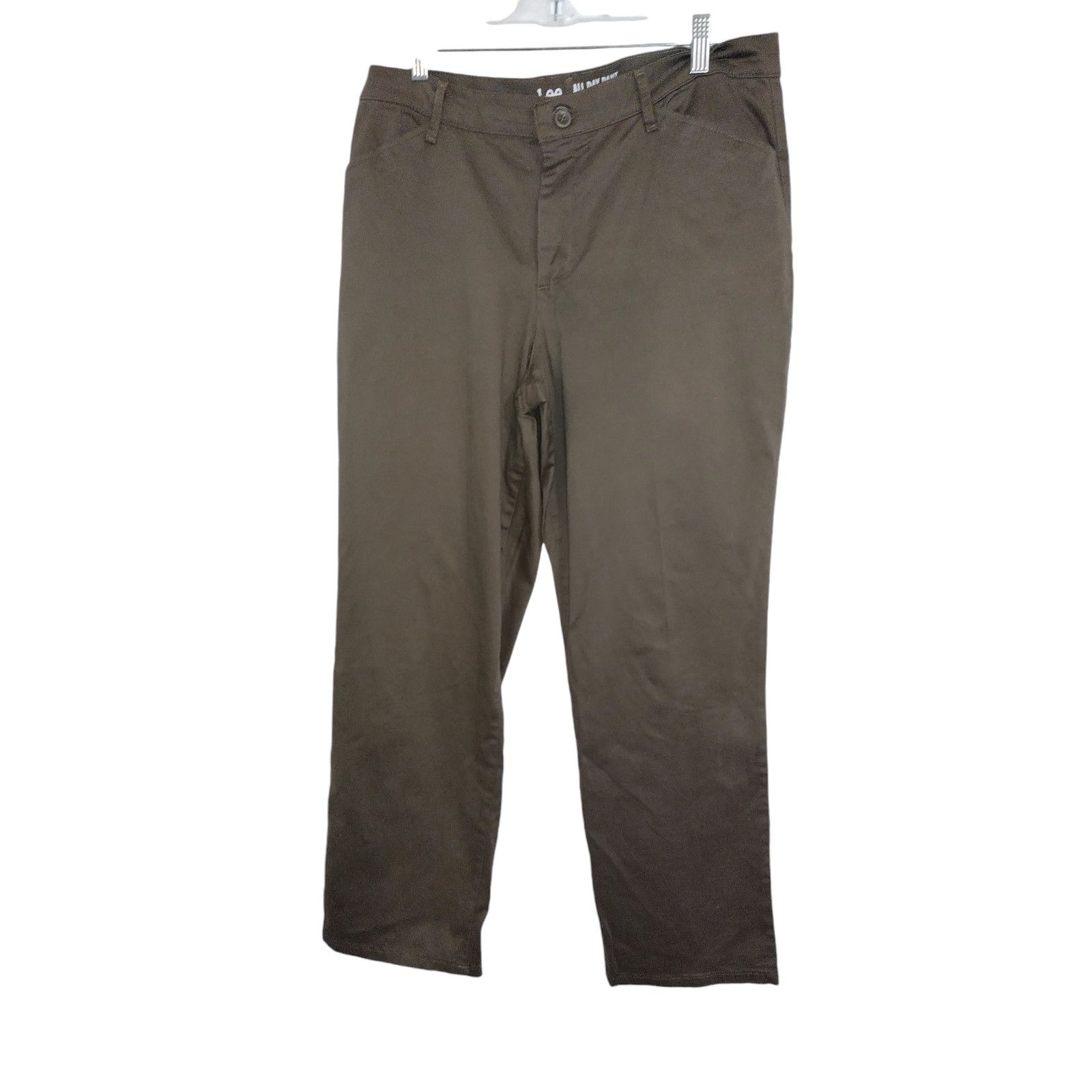 Lee Lee Mens All Day Pant Straight Leg Fit Pants Tan Size 14 Size US 27 - 1 Thumbnail
