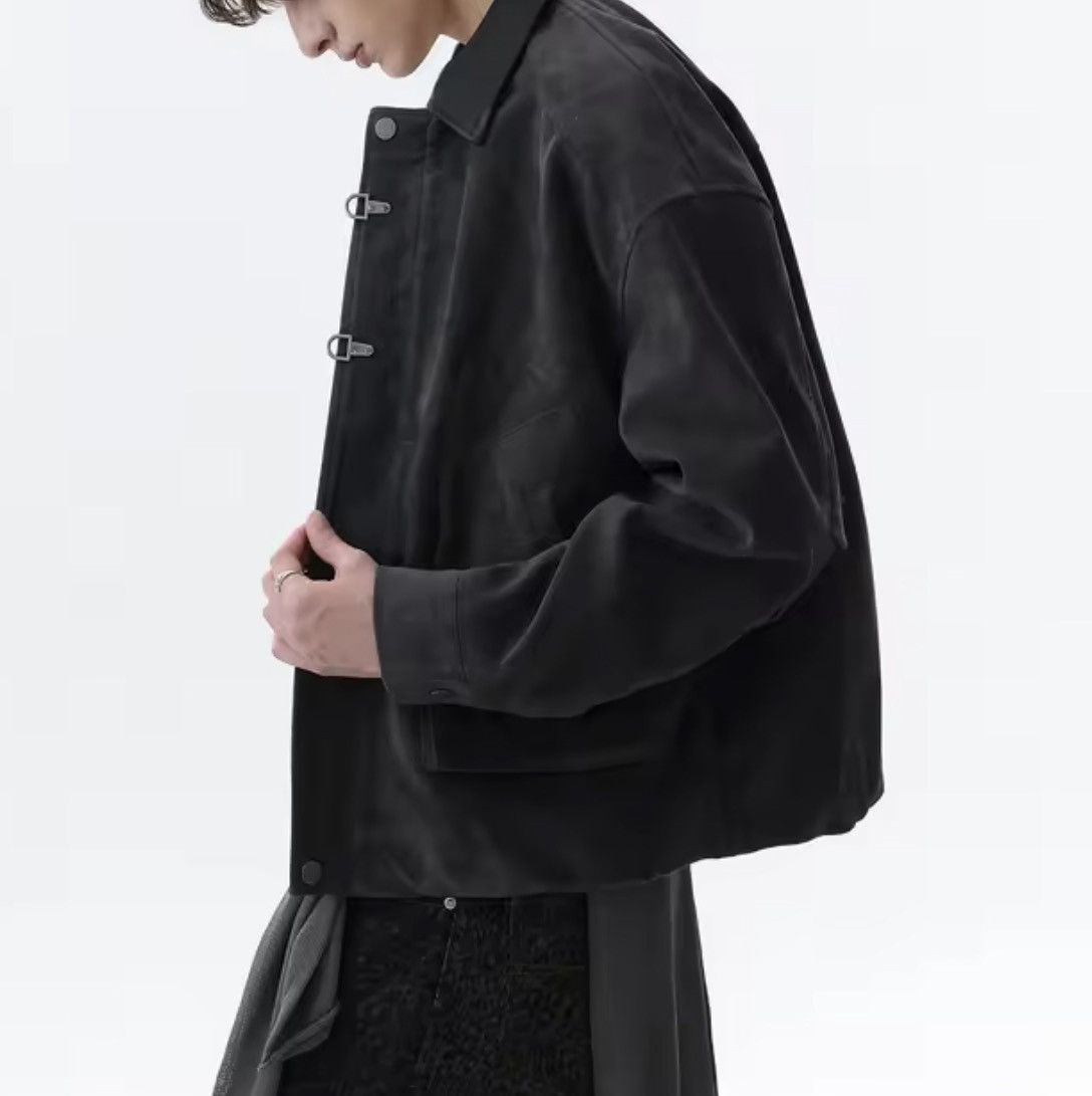 Japanese Brand Toggle Button Collar Pu Leather Jacket Size US M / EU 48-50 / 2 - 5 Thumbnail