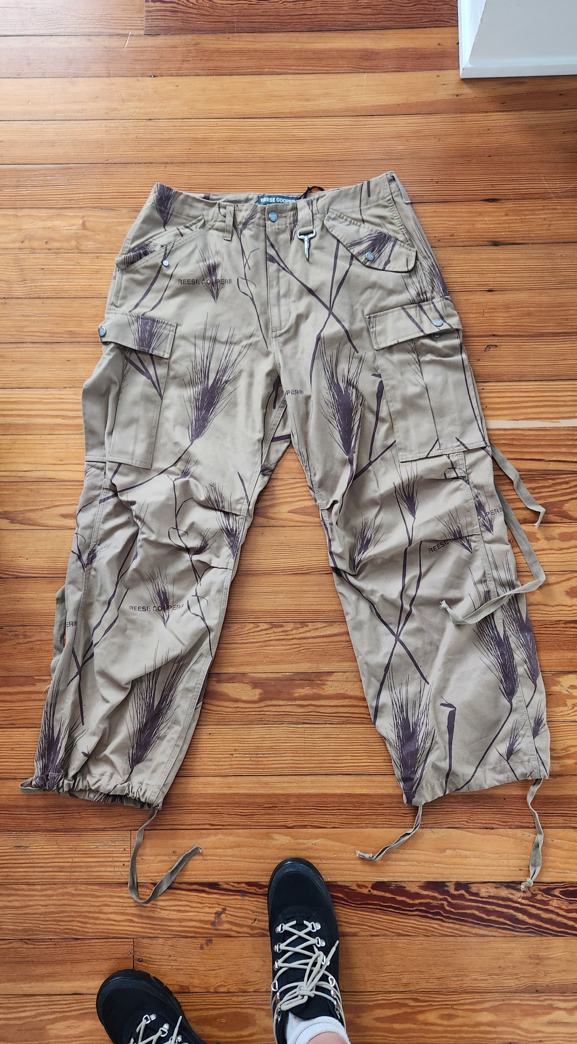 Reese Cooper Brushed Cotton Canvas Cargo Pants Size US 34 / EU 50 - 1 Thumbnail
