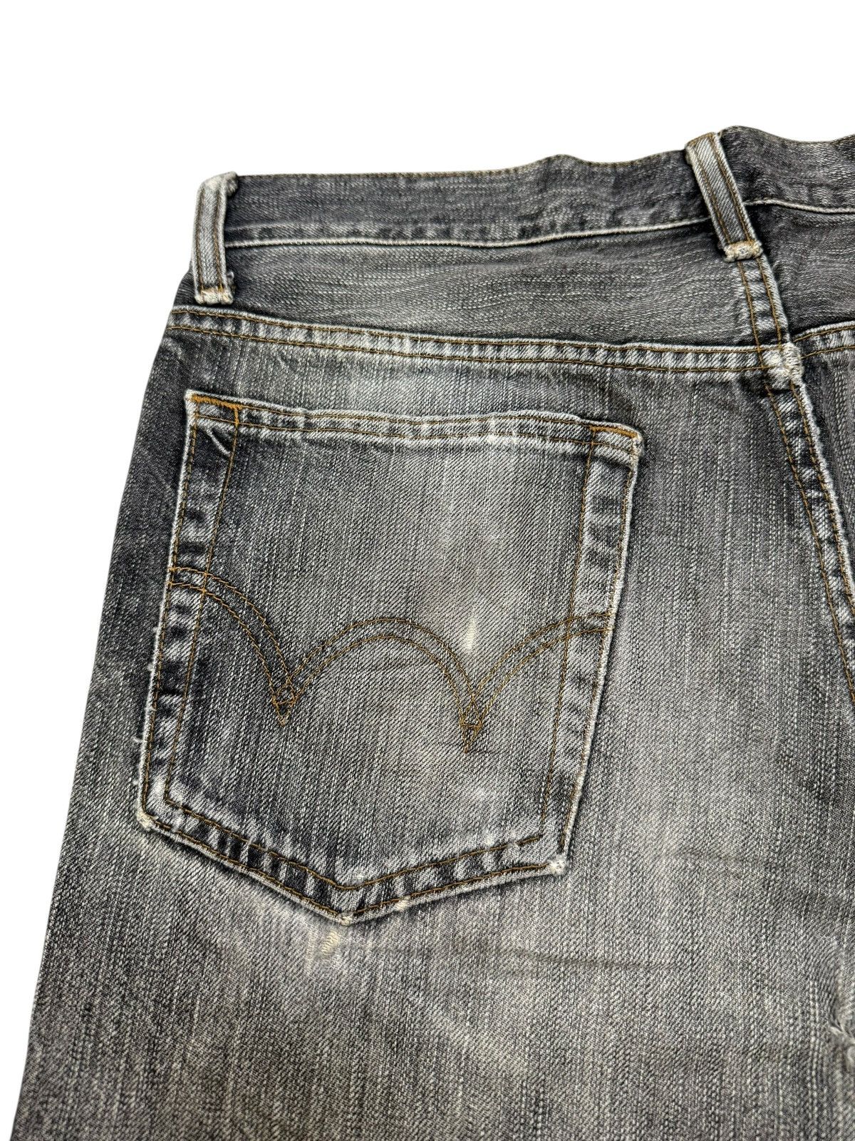 Edwin Flared Jeans Edwin 503 Japan Distressed Boot Cut Denim Size US 29 - 21 Thumbnail