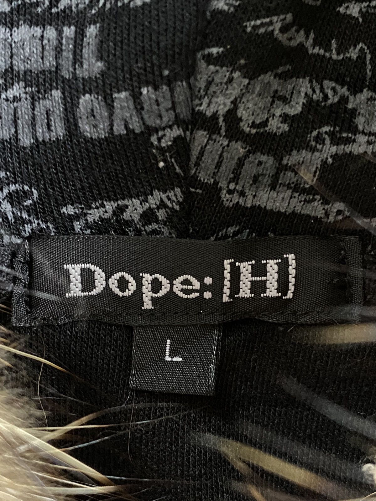 Hysteric Glamour DopeH Poem Fullprint Fur Hoodie IfsixLgb Style Size US L / EU 52-54 / 3 - 5 Thumbnail