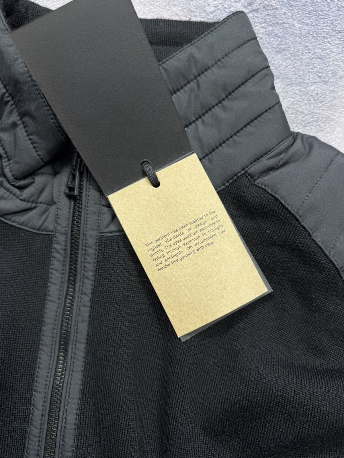 Belstaff Belstaff Quarter-Zip Hybrid Knit Pullover Size US XXL / EU 58 / 5 - 6 Thumbnail
