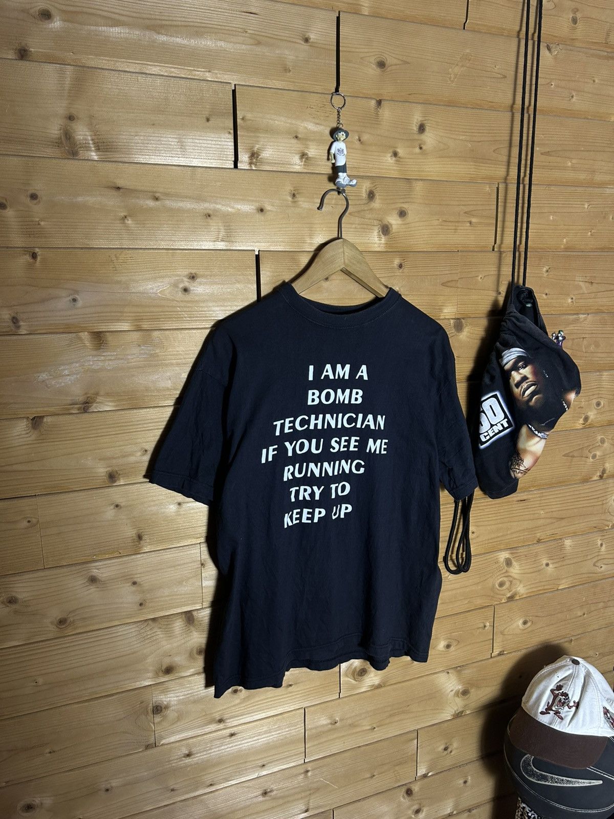 Vintage Vintage 90s I am bomb humor t shirt Size US L / EU 52-54 / 3 - 1 Thumbnail