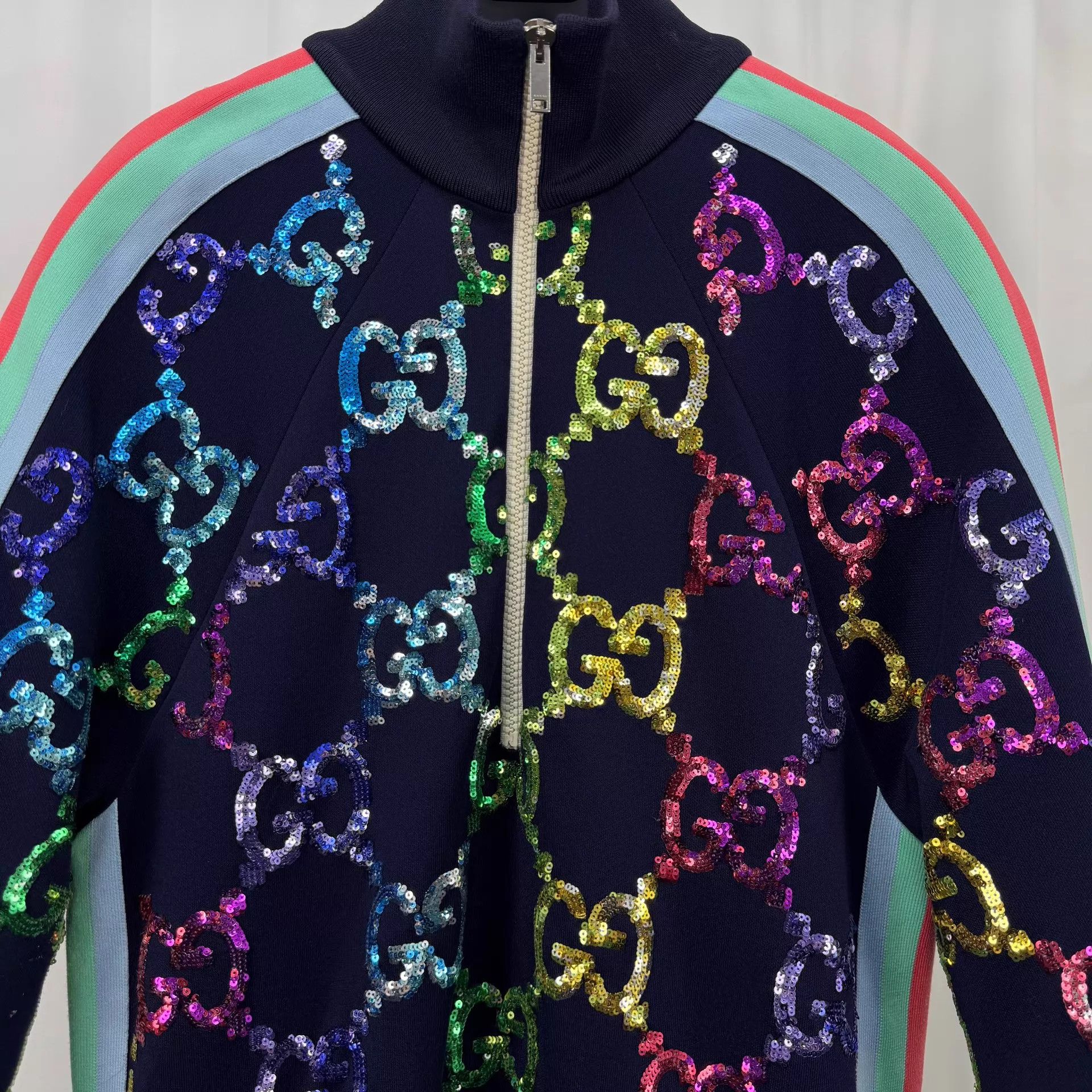Gucci Gucci GG Monogram Sequin Allover Dress XS 99 New Size XS / US 0-2 / IT 36-38 - 3 Thumbnail