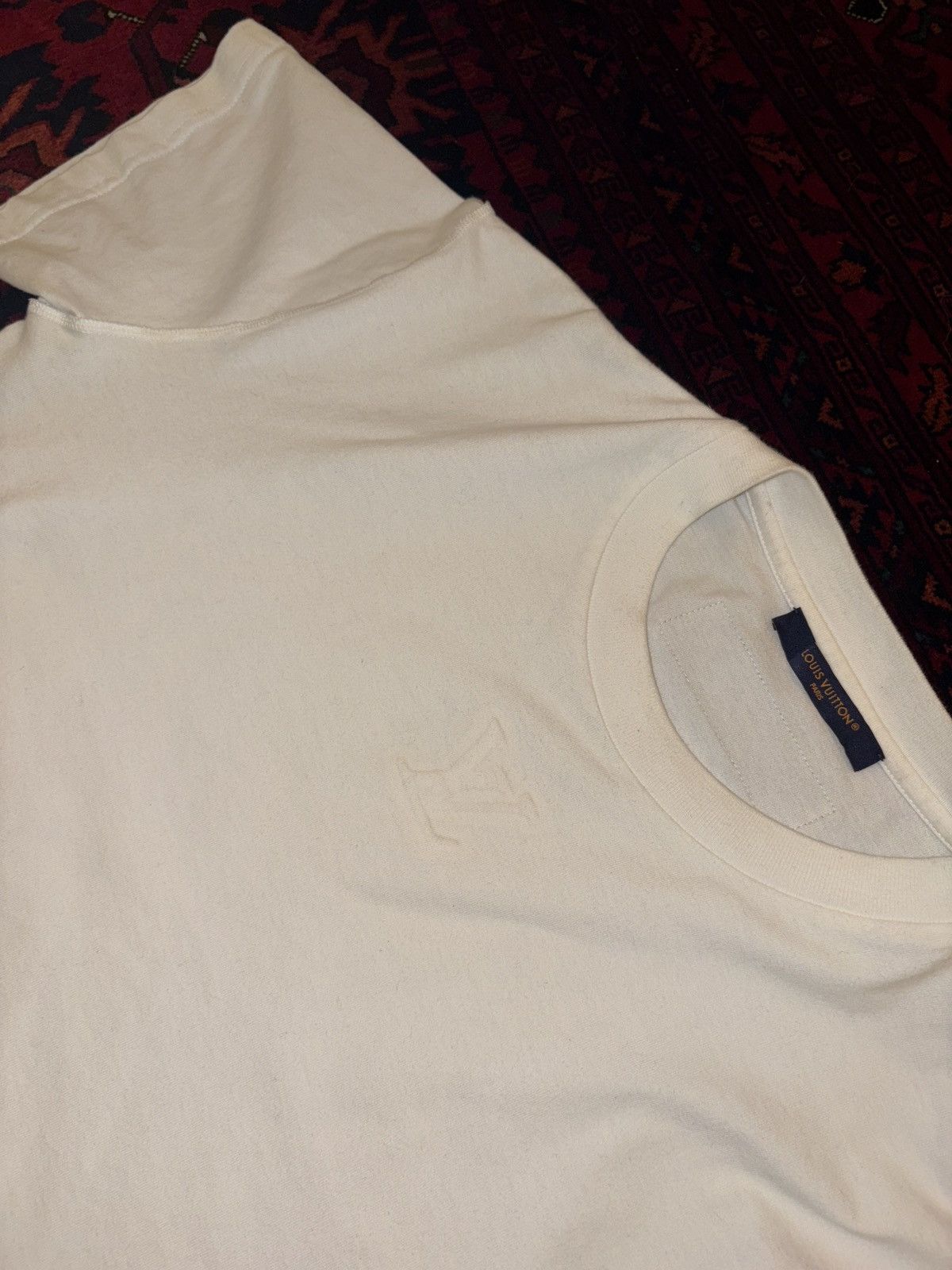 Louis Vuitton Louis vuitton Logo White T shirt Size US XS / EU 42 / 0 - 7 Thumbnail