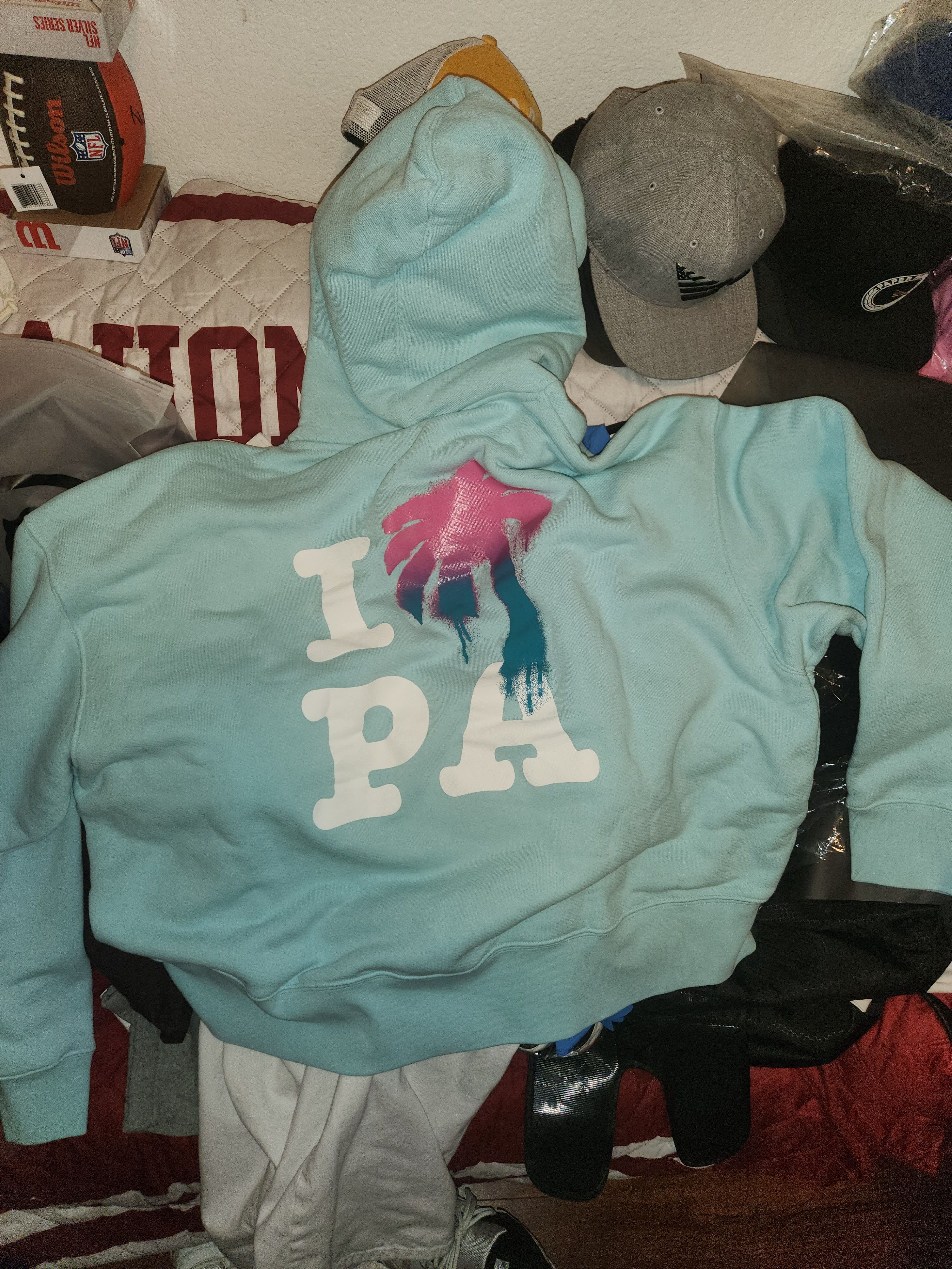 Palm Angels Palm Angels - I Love PA Hoodie sz XL (fits 2xl, XXL) Size US XL / EU 56 / 4 - 1 Thumbnail