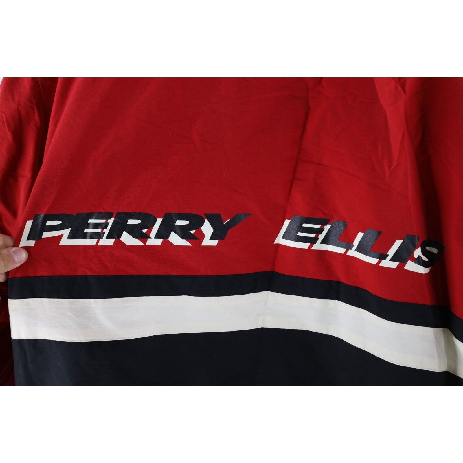 Perry Ellis × Vintage NOS Vintage 90s Perry Ellis Sailing Puffer Jacket Size US L / EU 52-54 / 3 - 7 Thumbnail