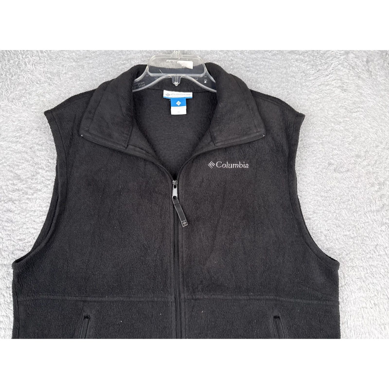 Vintage Columbia Vest Mens Medium Black Fleece Full Zip Pockets Outdoor Hiking WM1460 Size US M / EU 48-50 / 2 - 4 Thumbnail