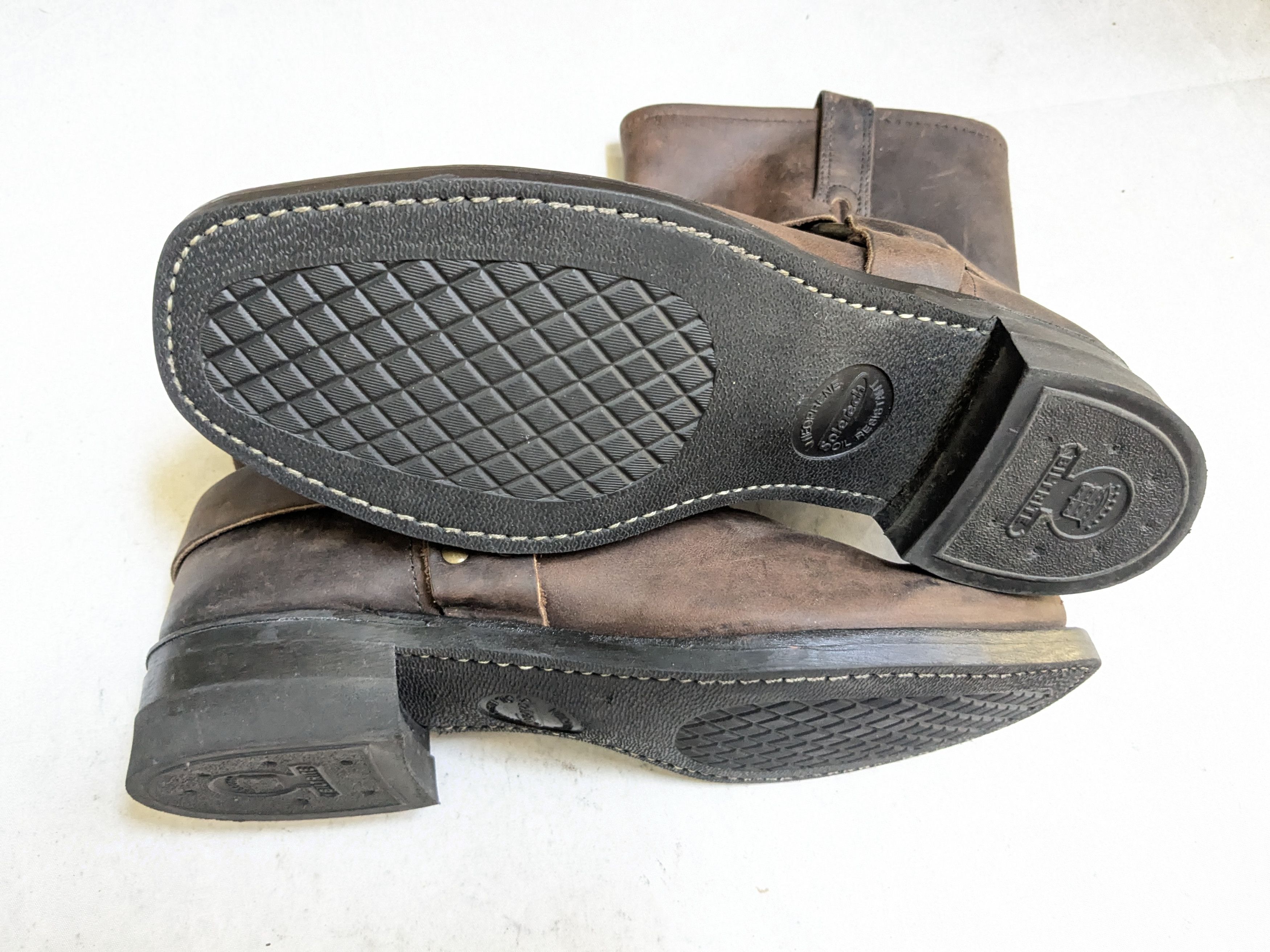 Frye Frye Harness Boots Brown Leather 11 M Buckle Strap Size US 11 / EU 44 - 13 Thumbnail