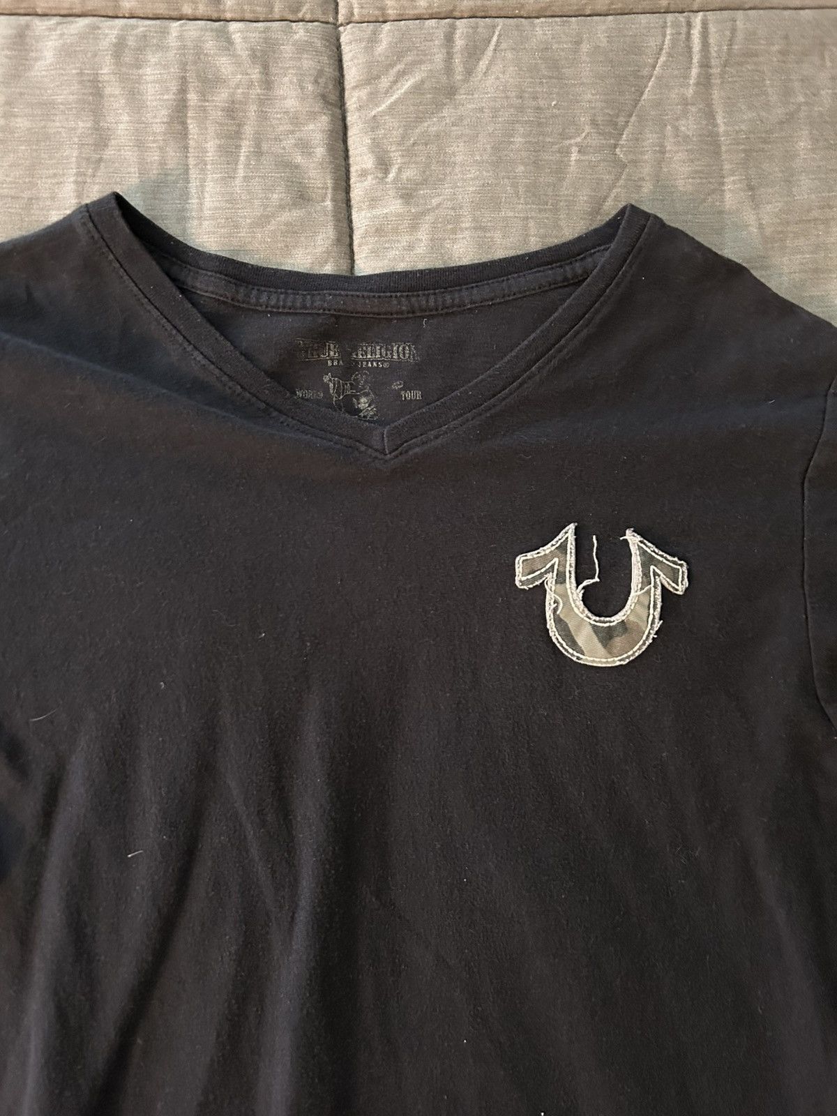 True Religion × Vintage True Religion Vintage V-Neck tee Size US S / EU 44-46 / 1 - 2 Thumbnail