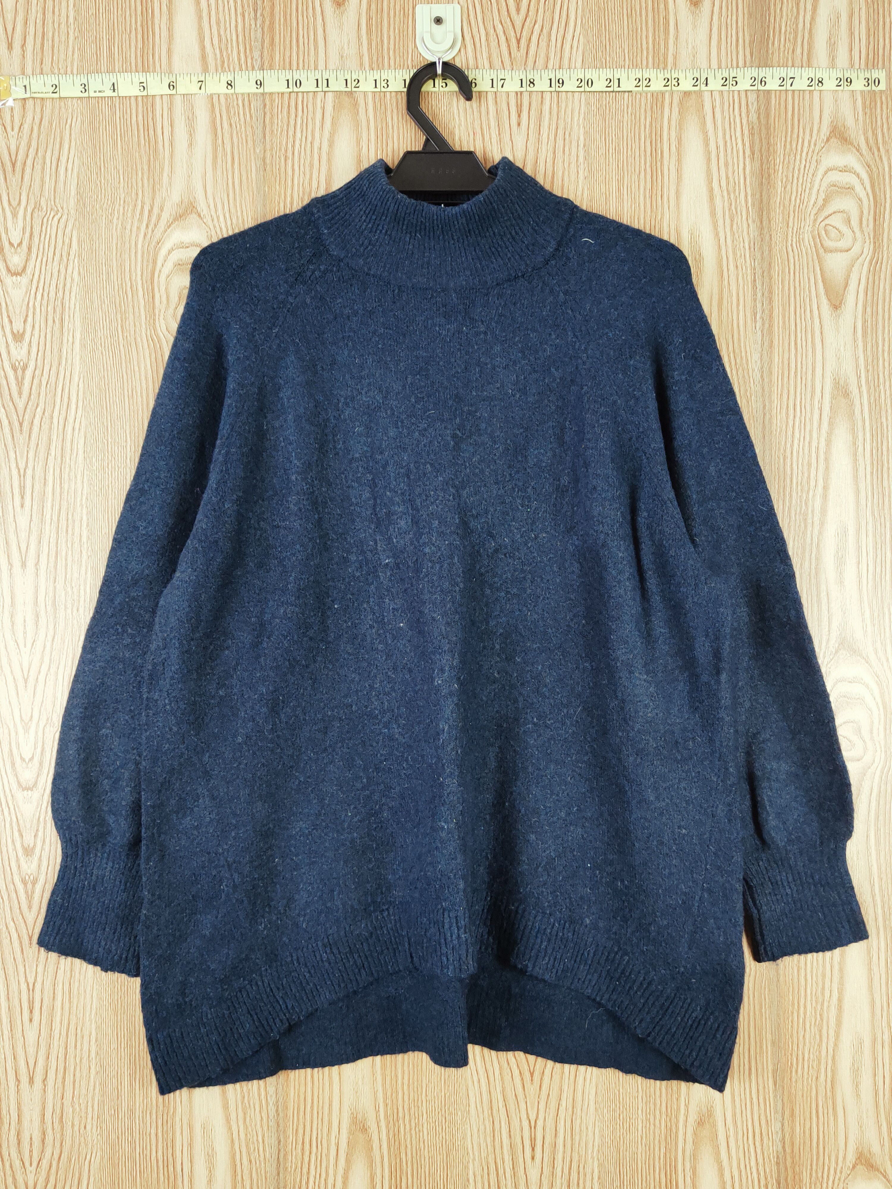 Homespun Knitwear Earth Music & Ecology Navy Knitwear Sweatshirts #W734 Size US L / EU 52-54 / 3 - 1 Thumbnail