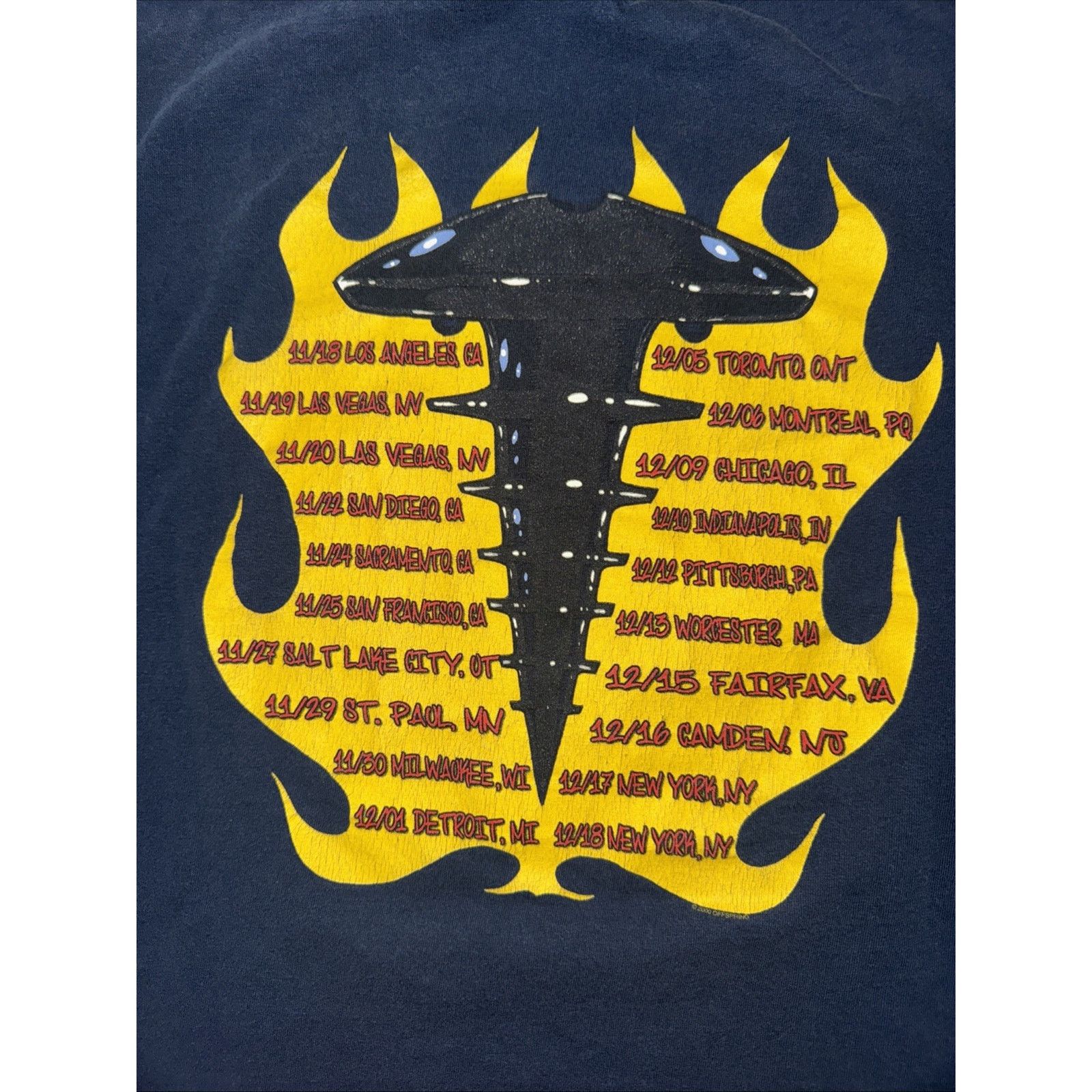 Band Tees × Vintage Vintage The Offspring Original Prankster Band T-Shirt Blue L Size US L / EU 52-54 / 3 - 6 Thumbnail