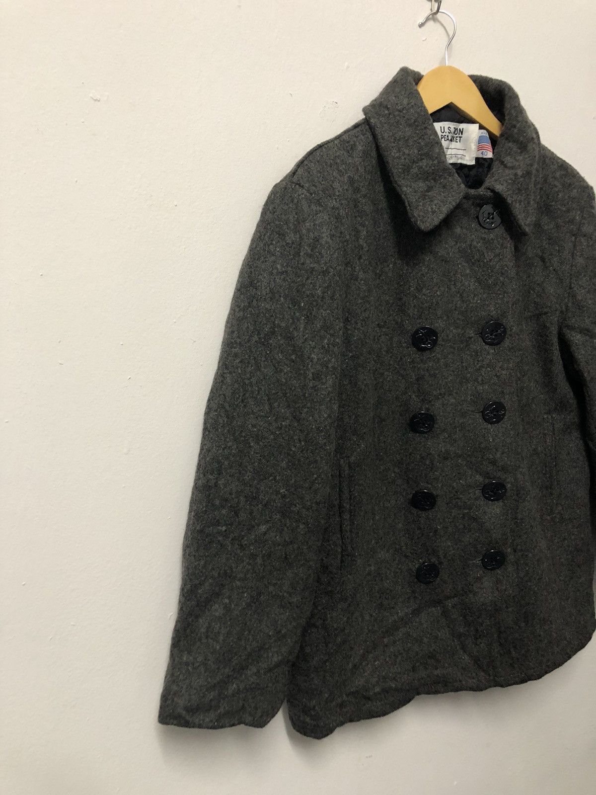 Schott × Vintage Vintage Schott Pea Coat Jacket Size US M / EU 48-50 / 2 - 4 Thumbnail