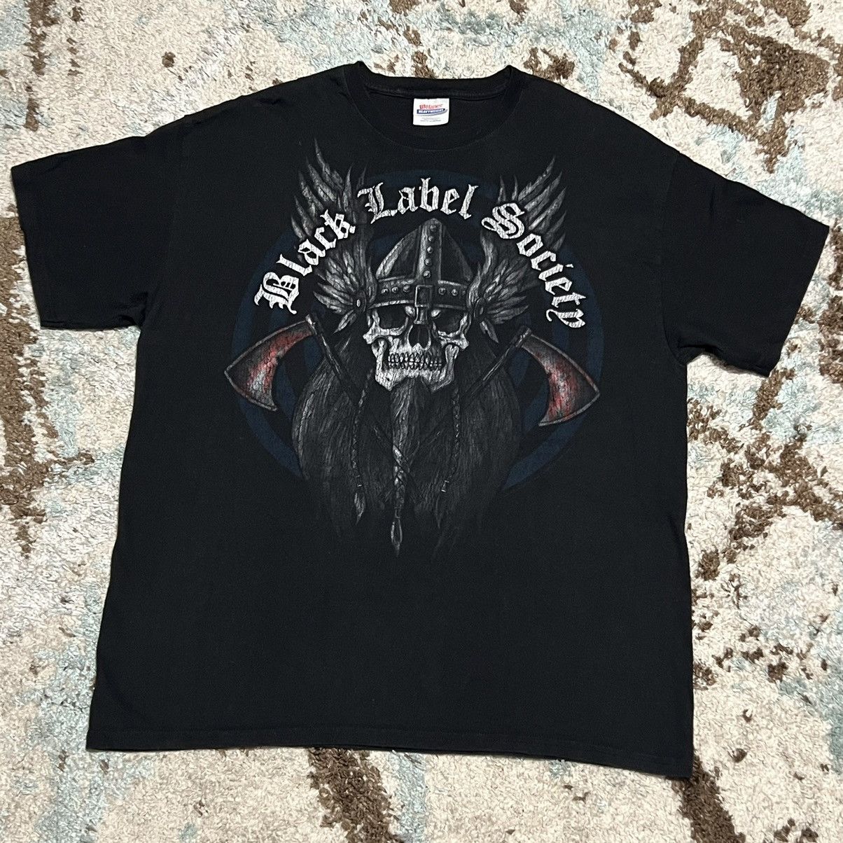 00s 2005 Black Label Society ロングスリーブ スカル Vintage Black Label Society chapter BLS Long sleeve T-shirt