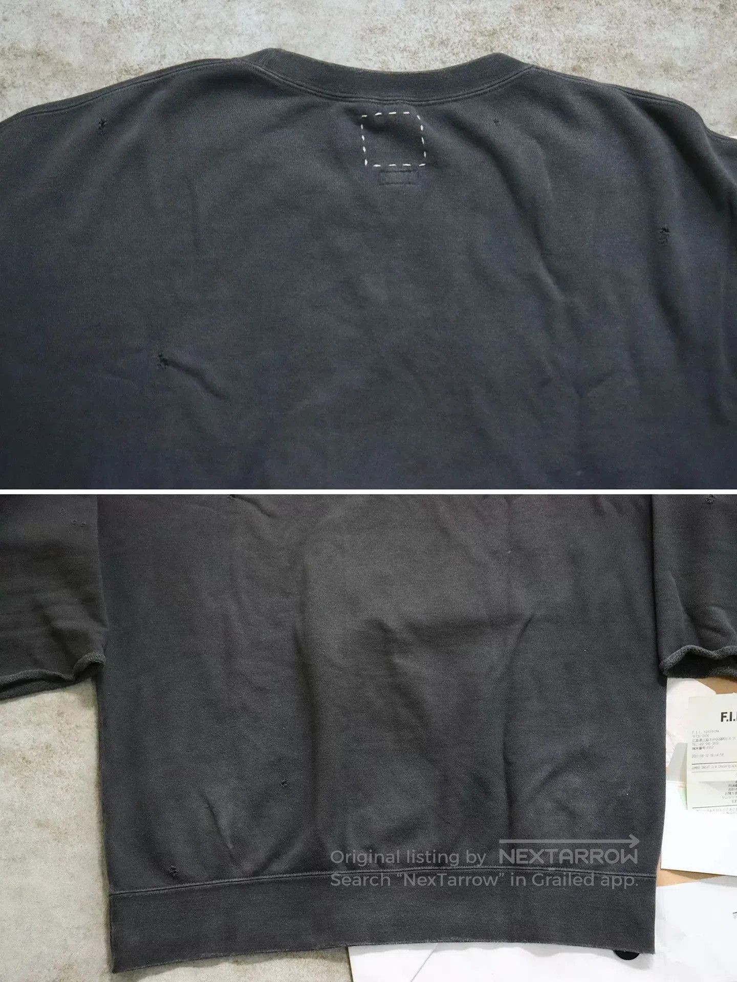 Visvim Visvim 21AW Jumbo Sweat 3/4 Crash. Size US S / EU 44-46 / 1 - 6 Thumbnail