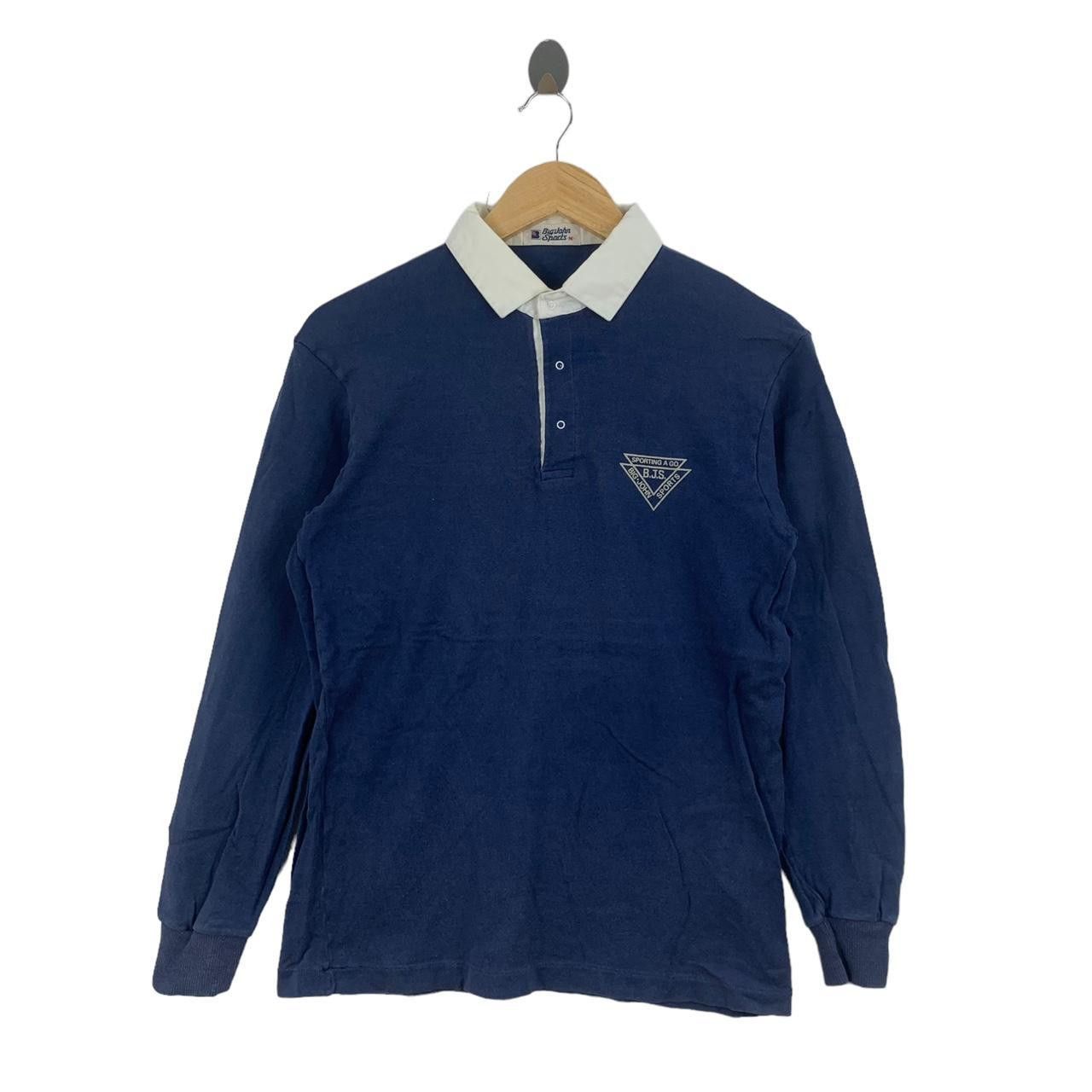Vintage Vintage 90’ BIG JOHN SPORTS Football Rugby Polo Tee Shirt Size US M / EU 48-50 / 2 - 1 Thumbnail