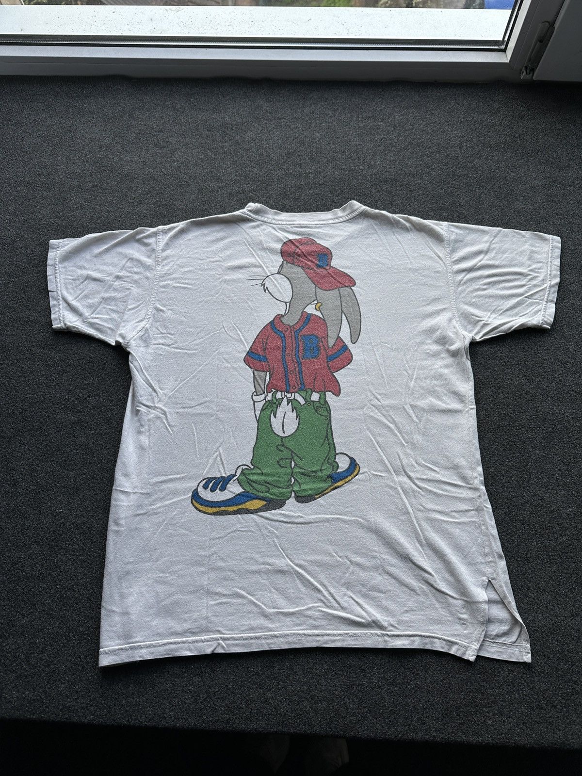 Warner Bros DOUBLE LOGO🚨 BUGS BUNNY LOONEY TUNES WARNER BROS. Size US L / EU 52-54 / 3 - 11 Thumbnail